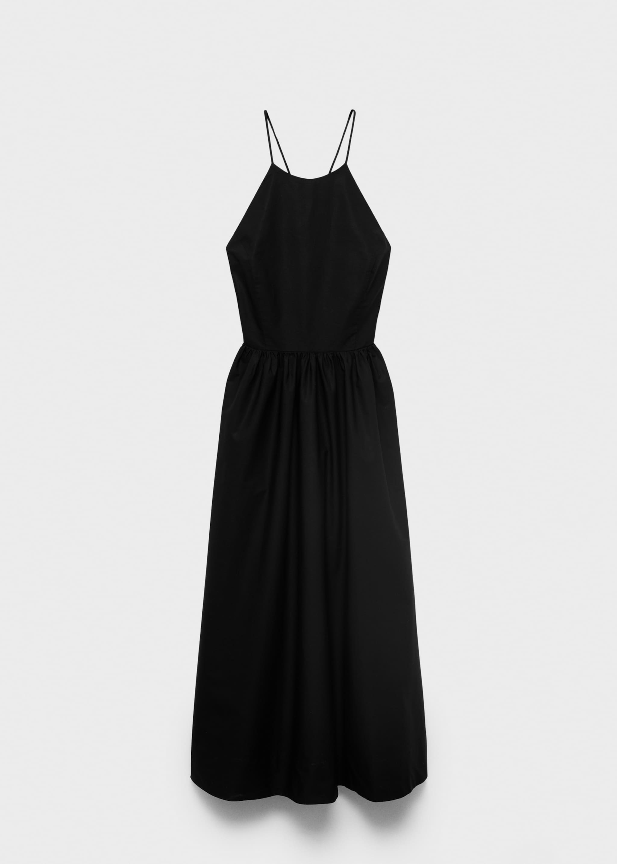 Halter dress with crossed back - Article without model