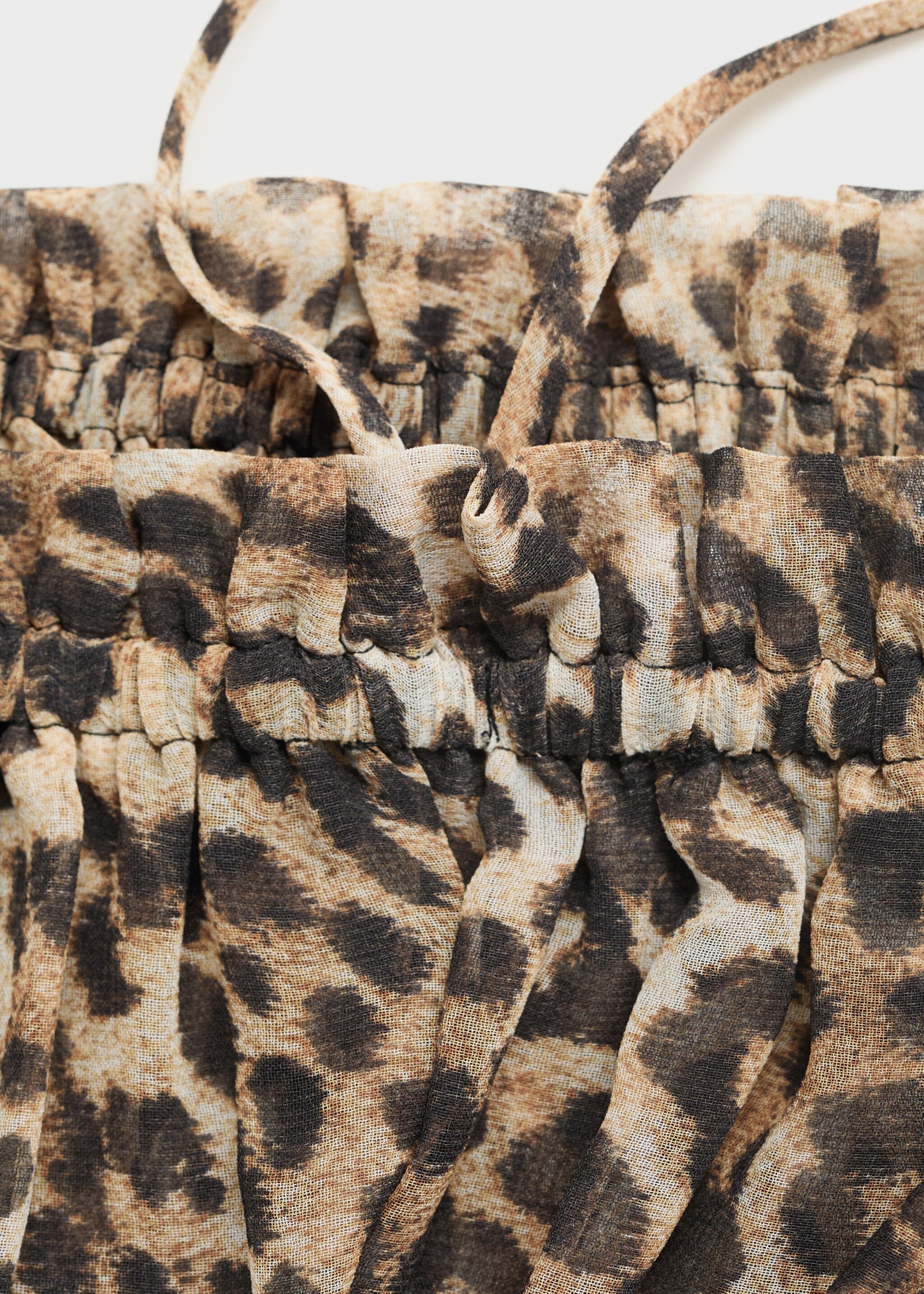 Leopard-print maxi-dress - Details of the article 0