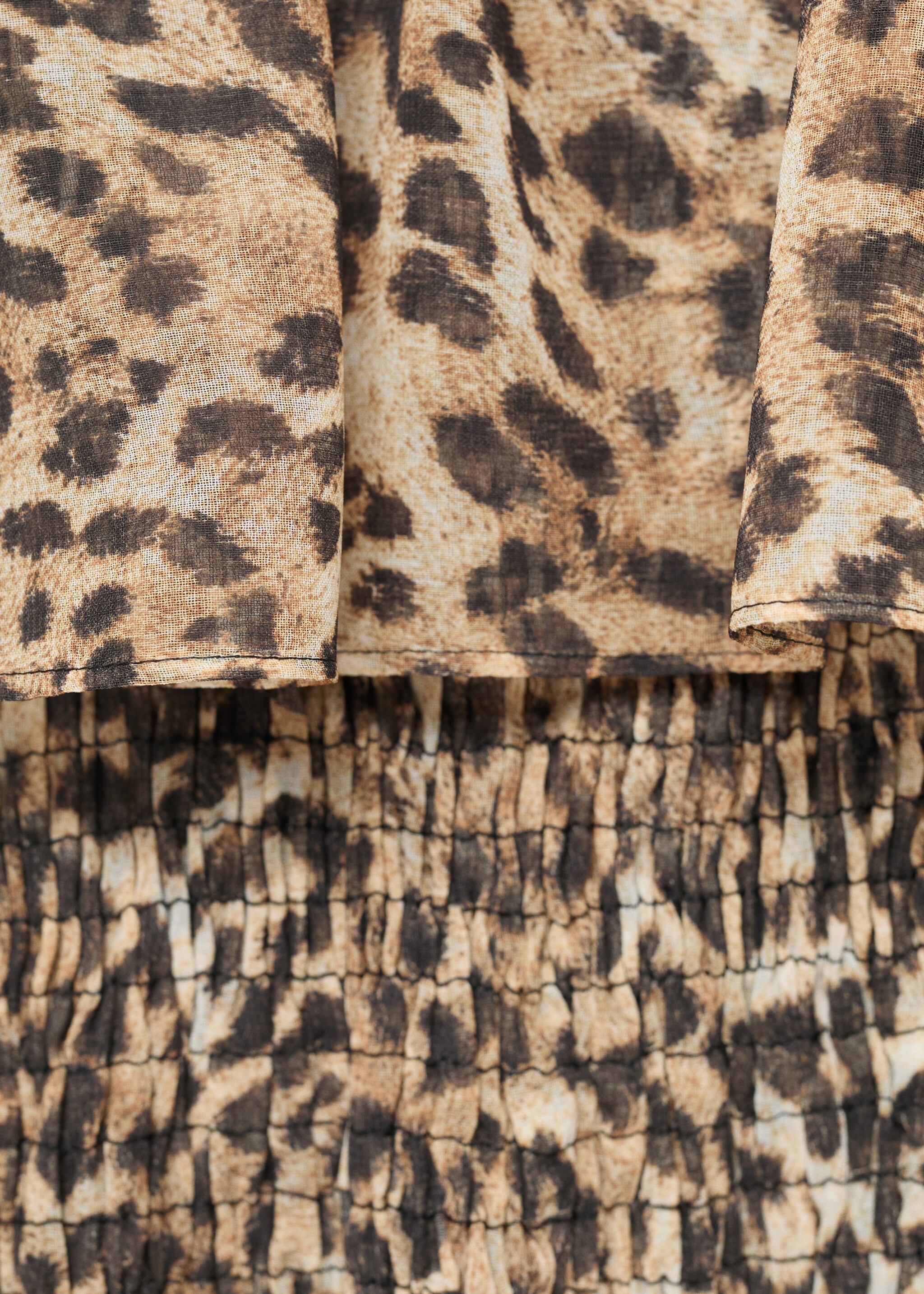 Leopard-print maxi-dress - Details of the article 8