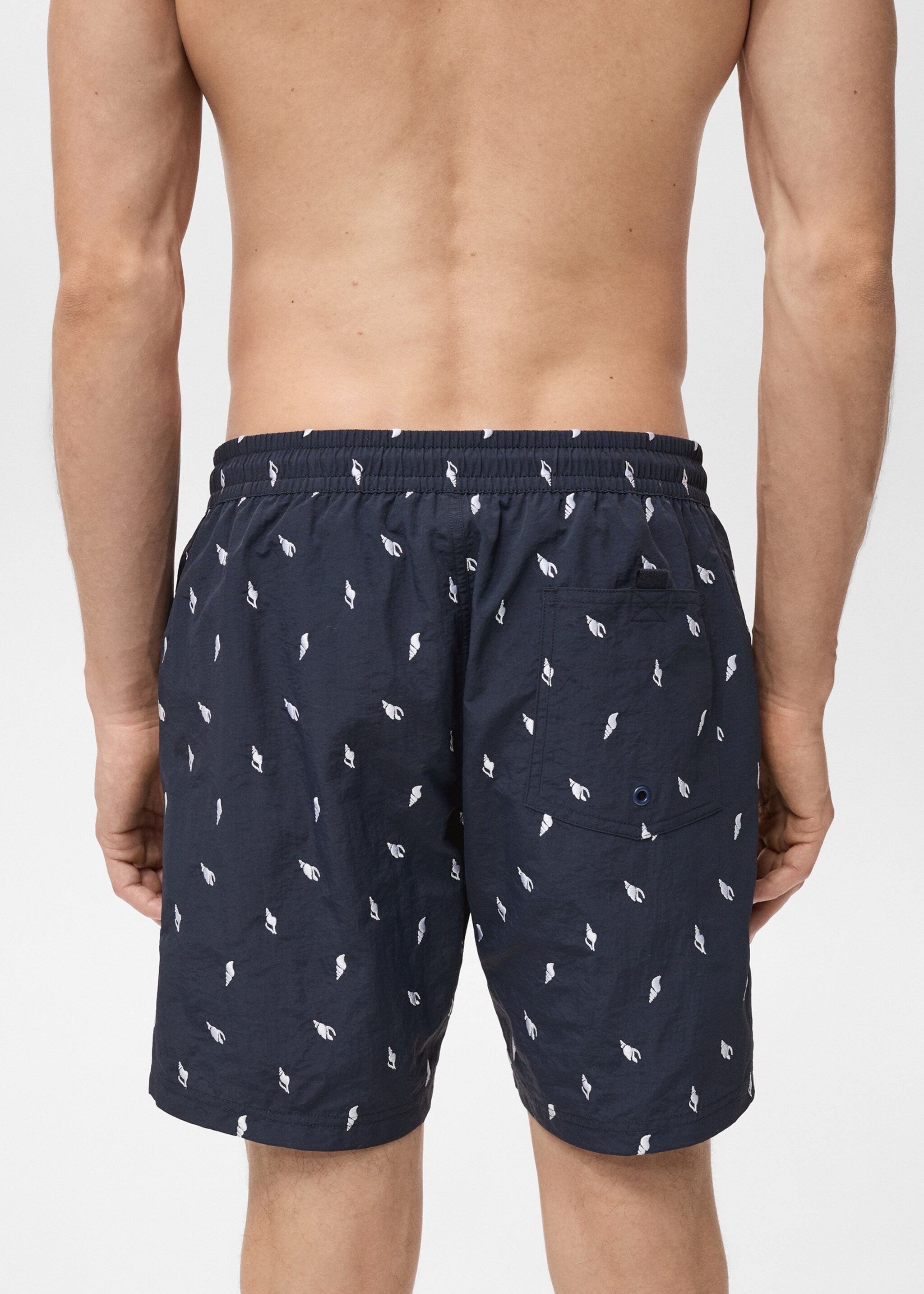 Seashell print swimsuit - Details of the article 6
