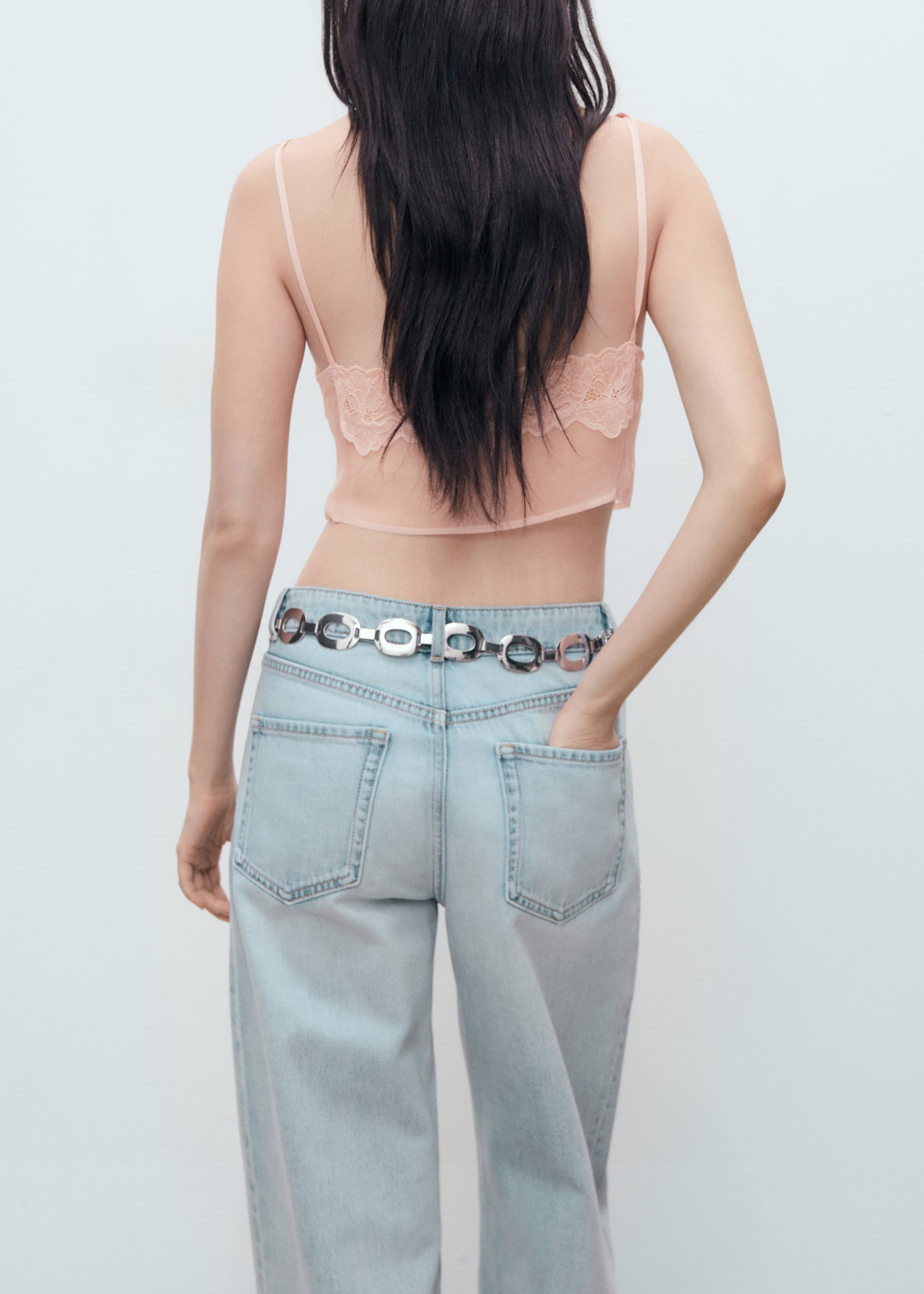 Lace crop top - Reverse of the article