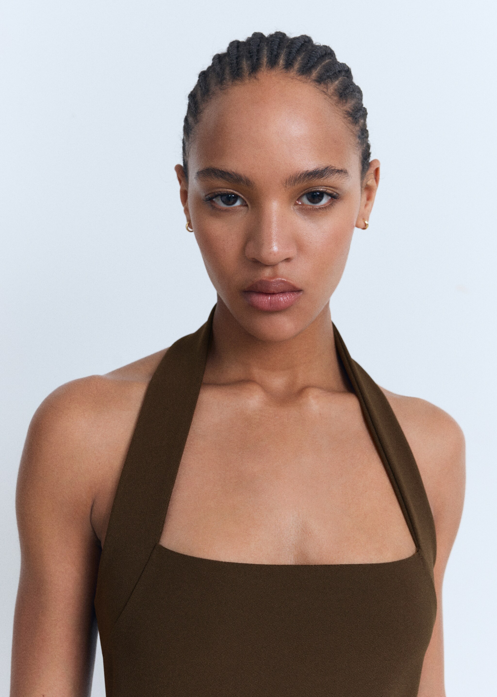 Long halter-neck dress - Details of the article 6