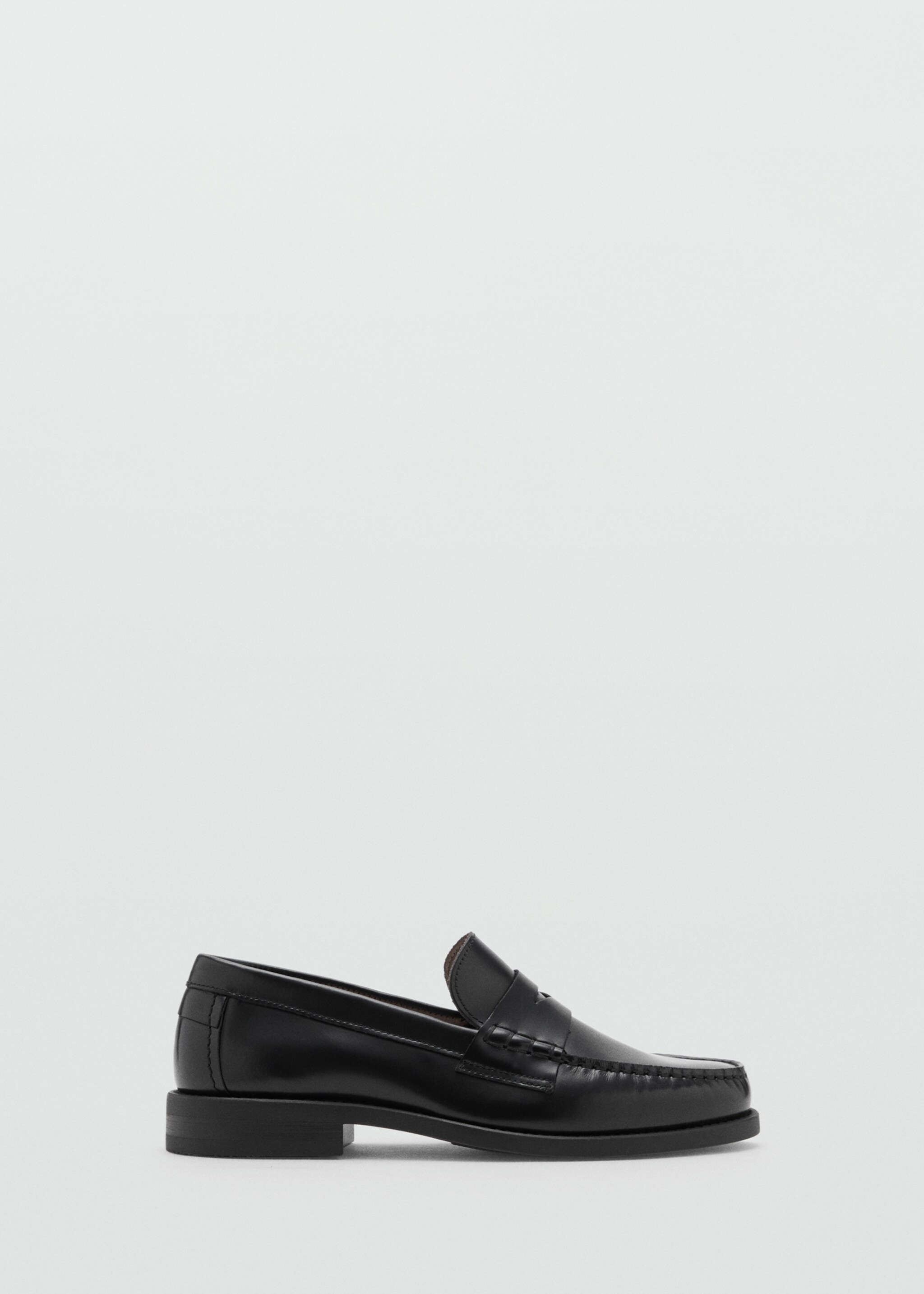 Aged-leather loafers - Article without model