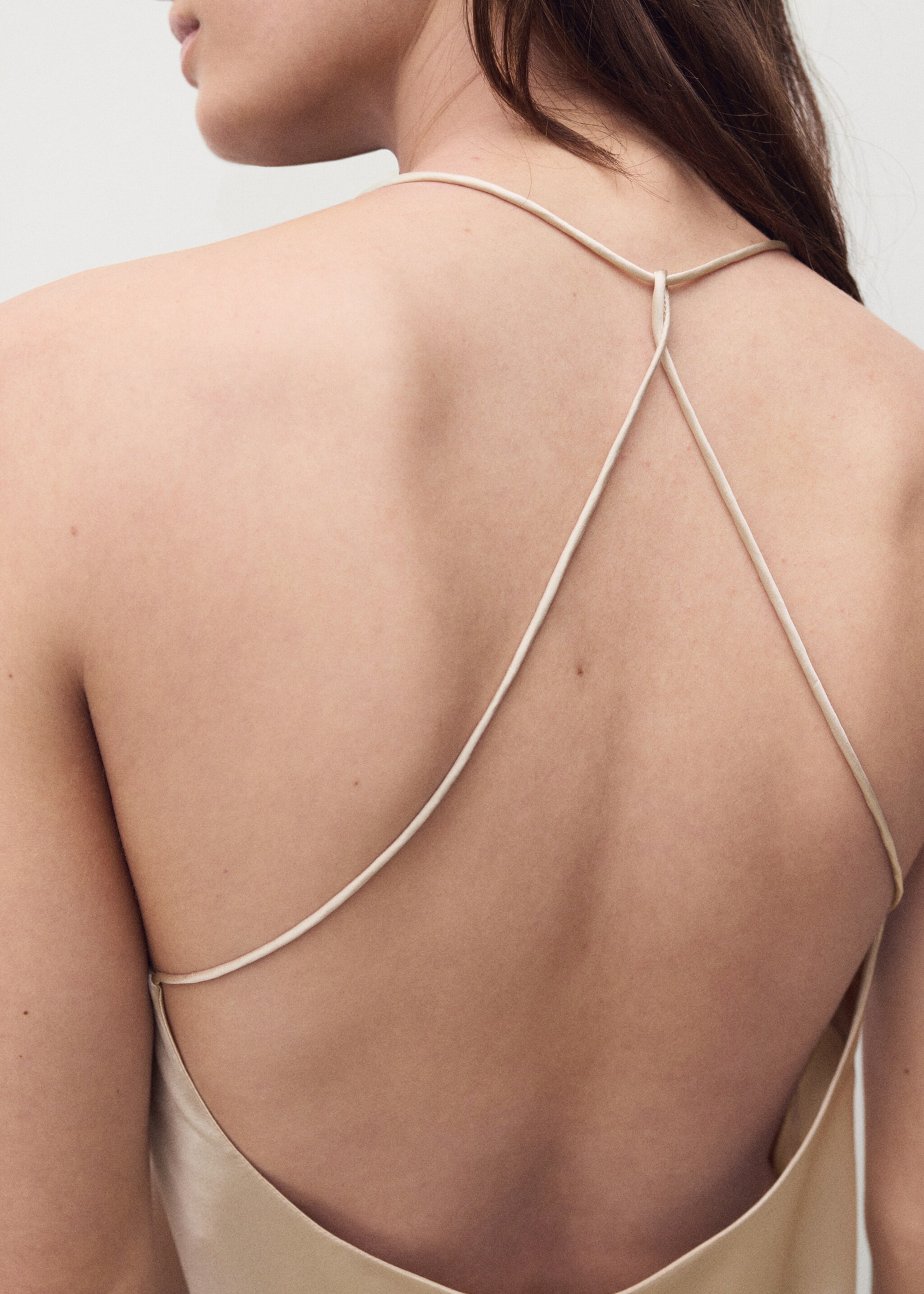 Silk strapless nightgown - Details of the article 6