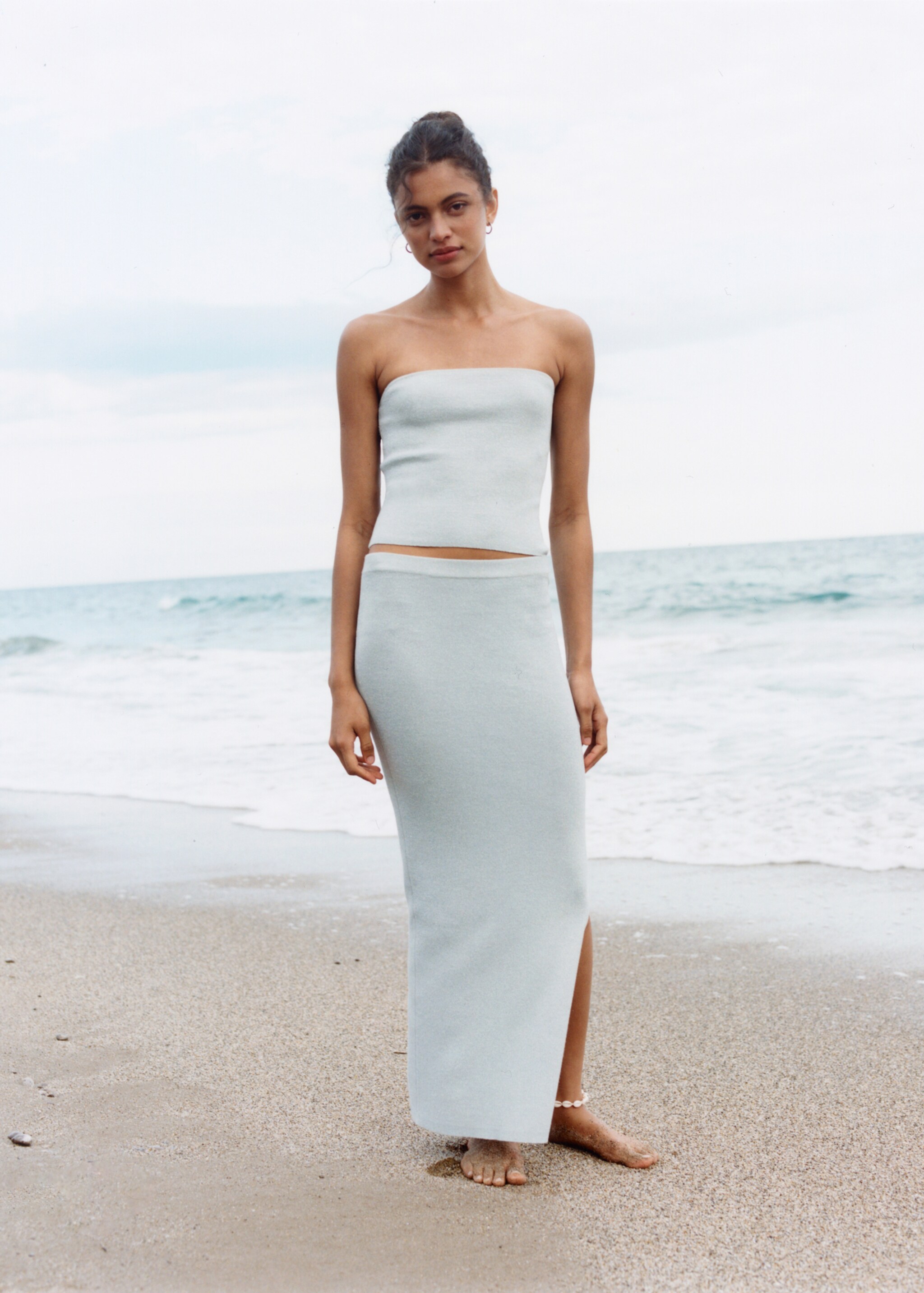 Long knitted skirt - Details of the article 5