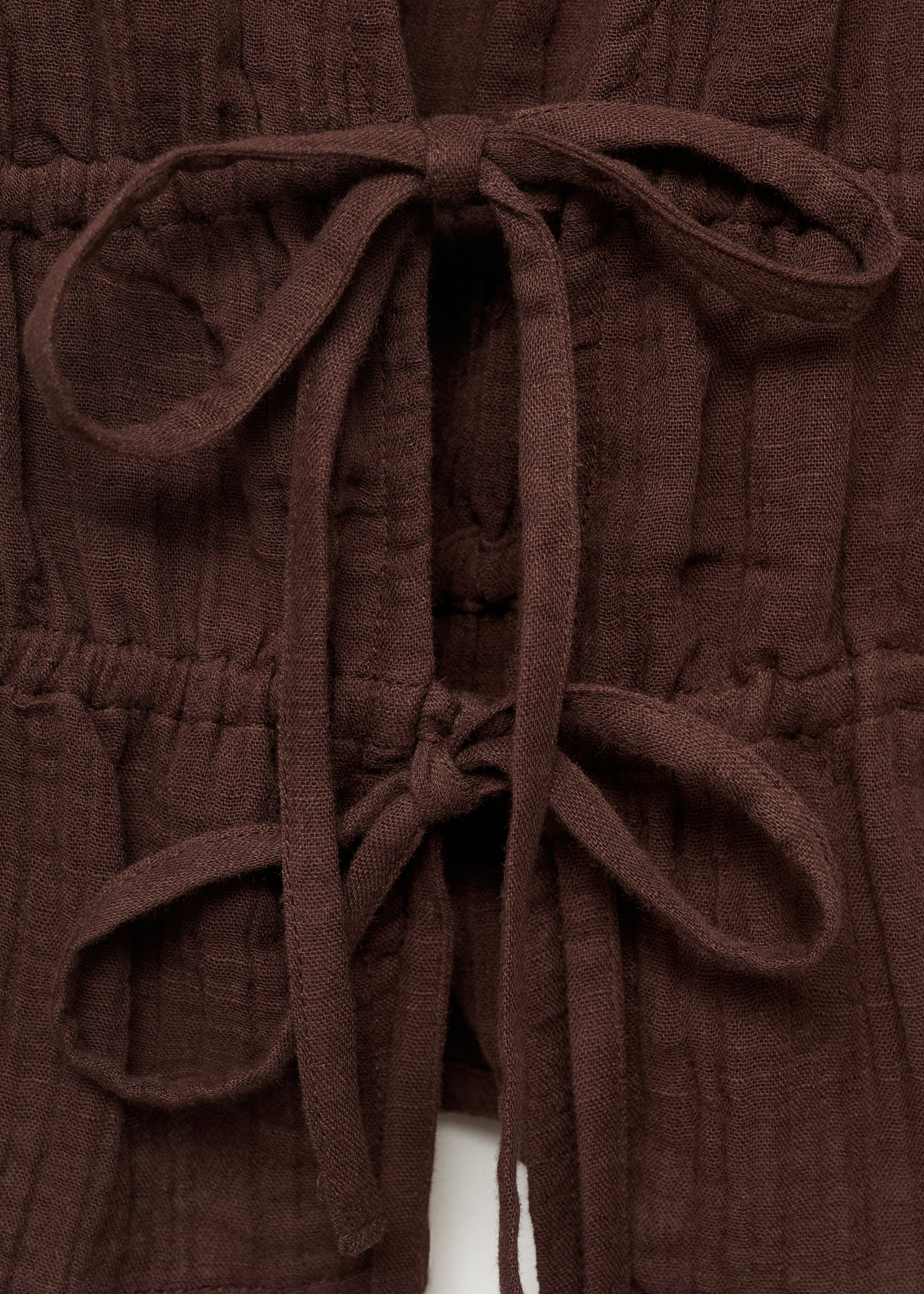 Ruffled top with bows - Details of the article 8