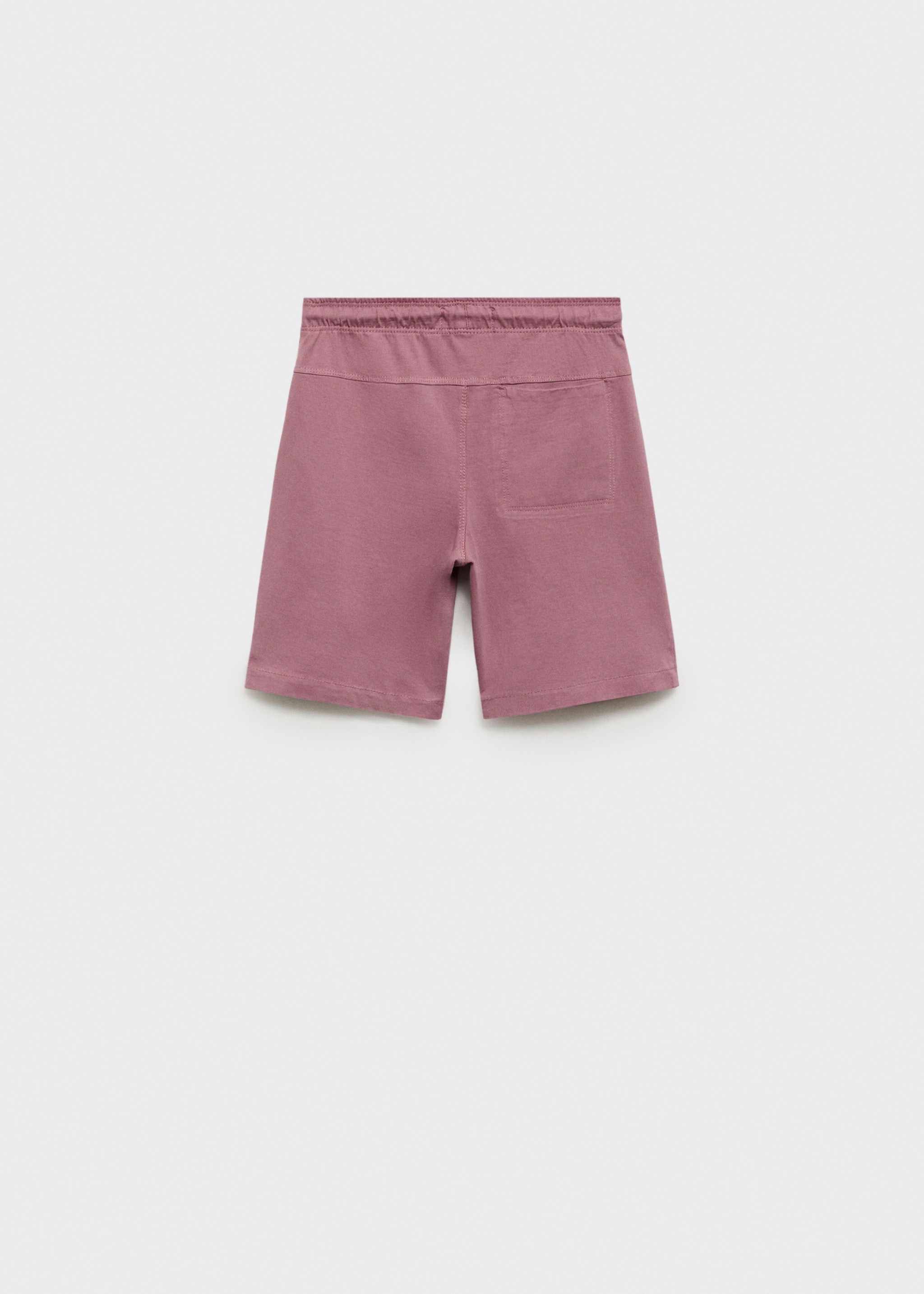 Comfy-fit bermuda shorts with drawstring - Reverse of the article