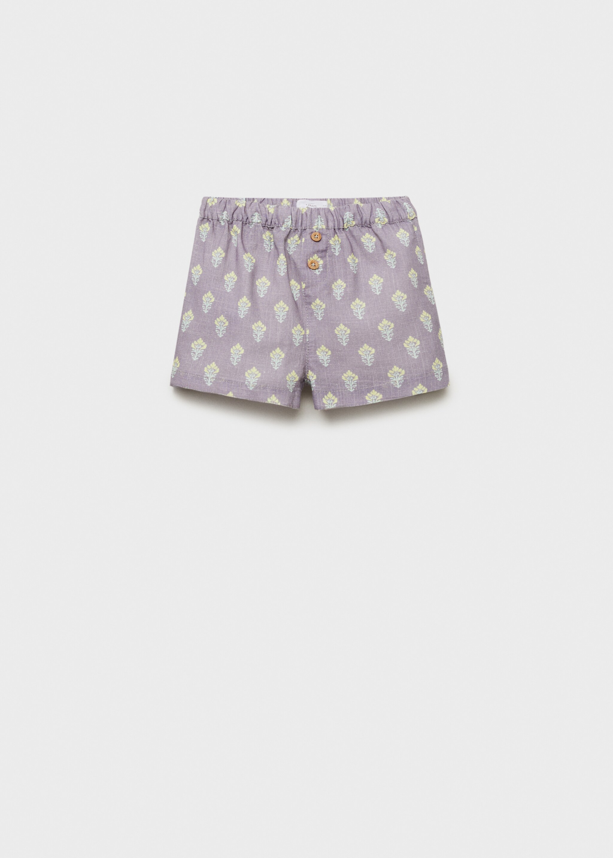 Printed cotton shorts - Article without model