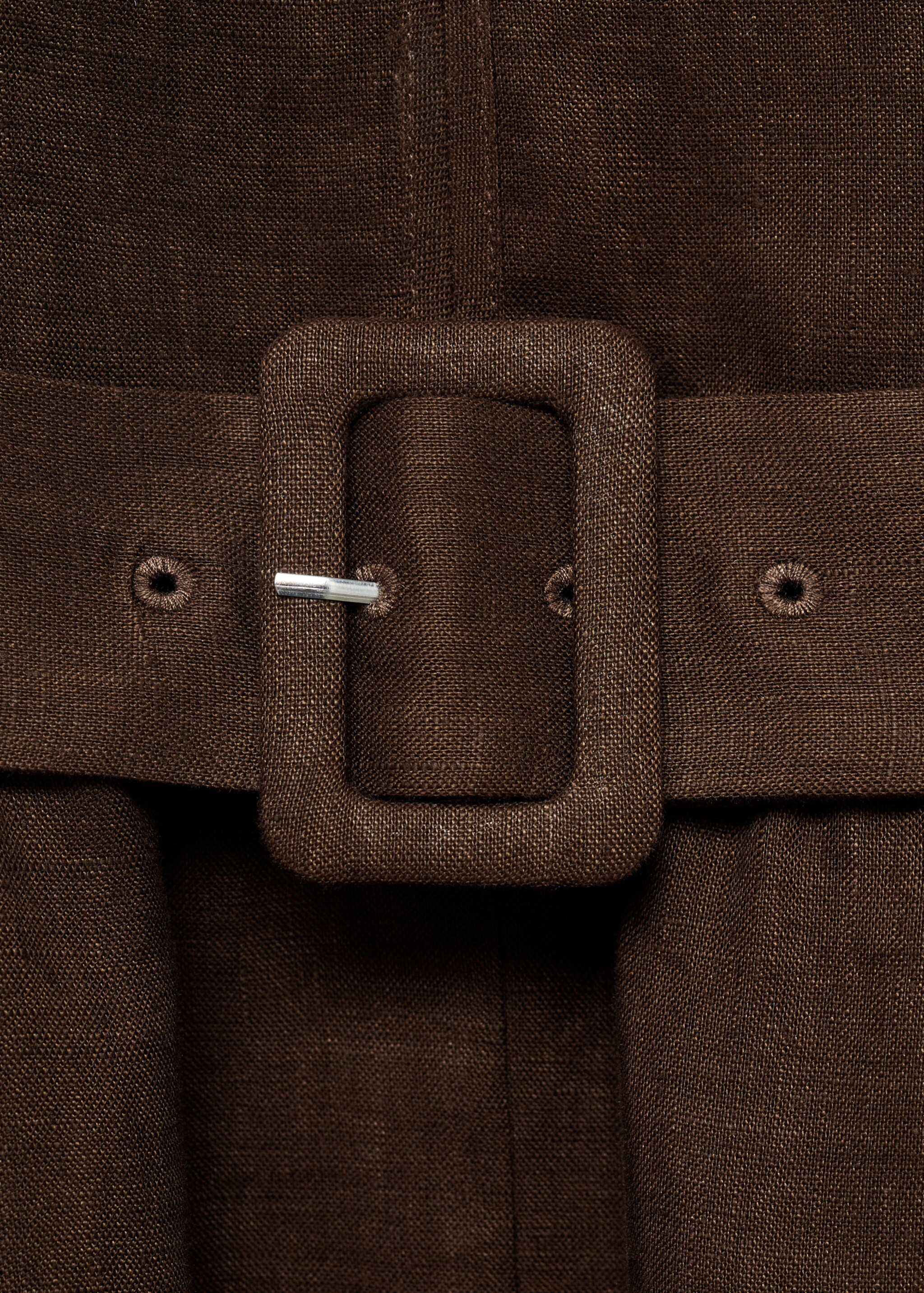 Belt linen dress - Details of the article 8
