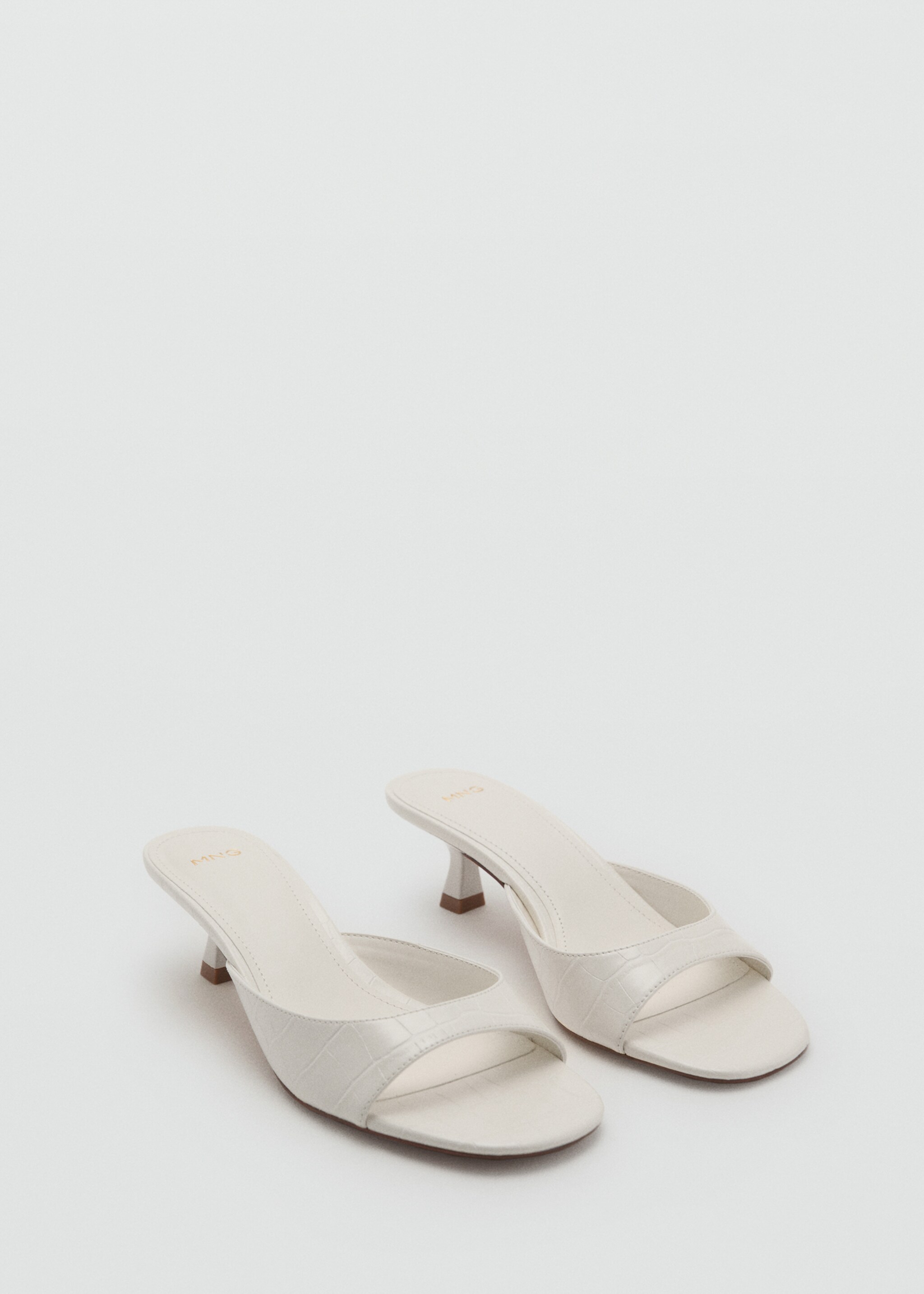 Kitten heel sandals - Medium plane