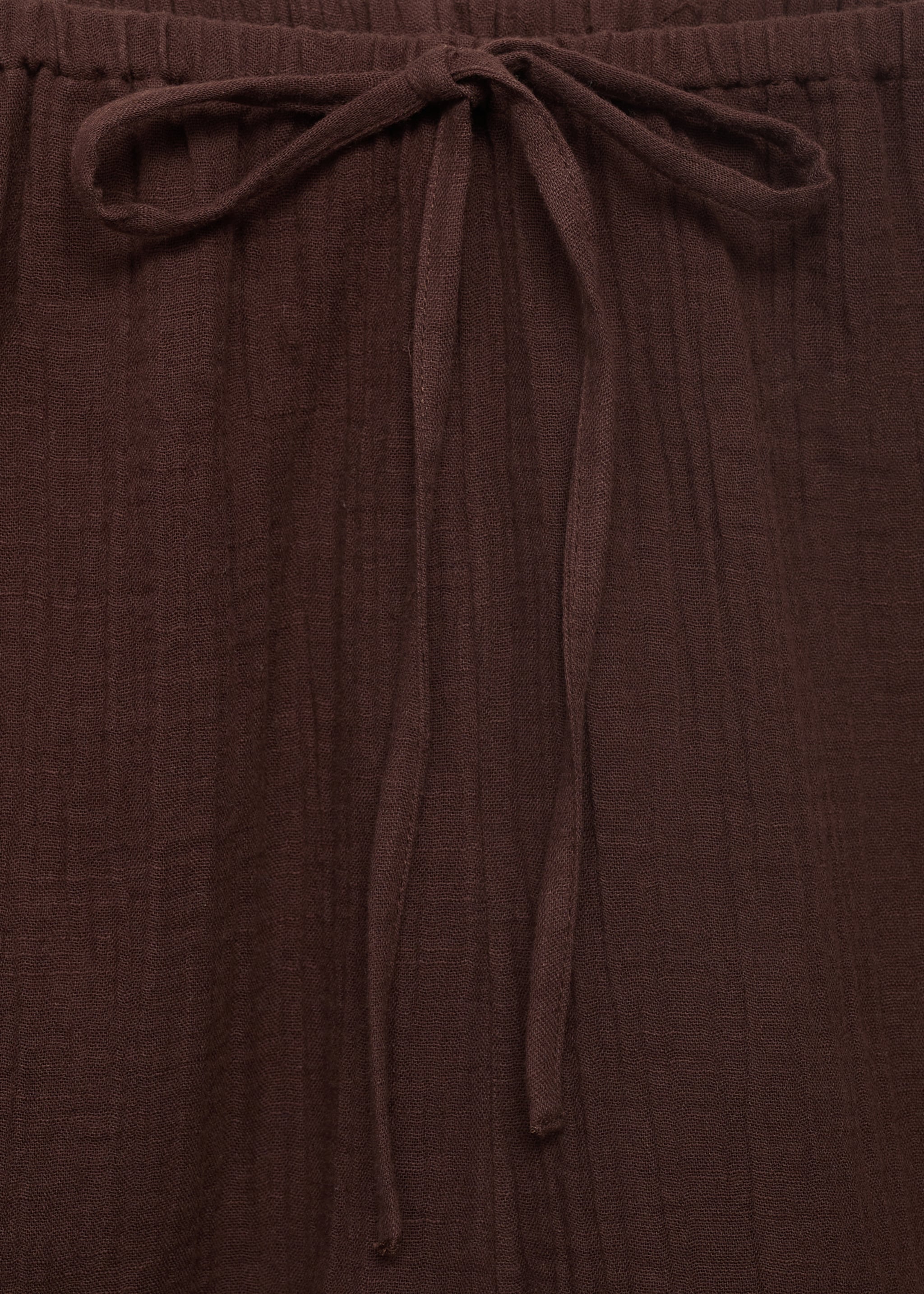Cotton shorts with drawstring - Details of the article 8