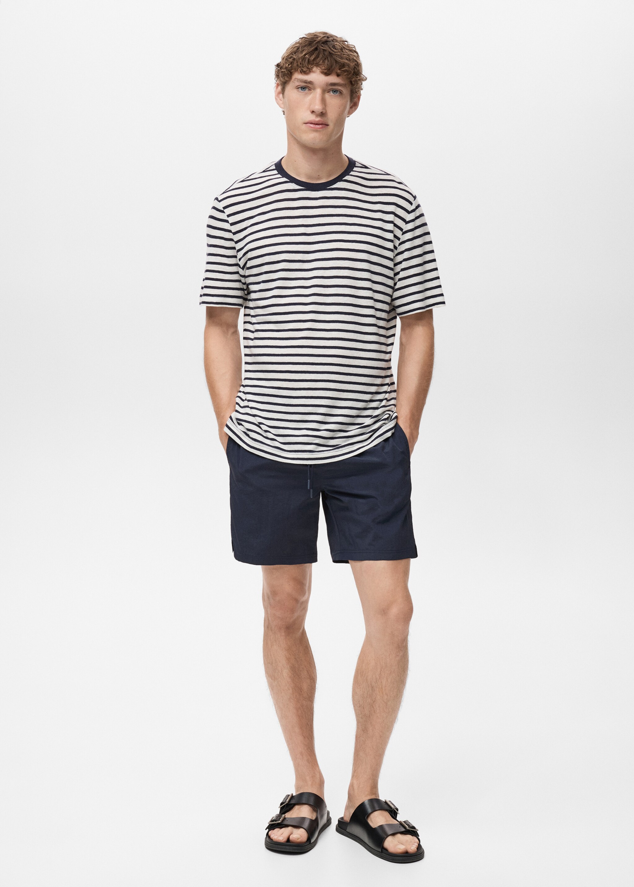 Basic drawstring swimsuit - General plane