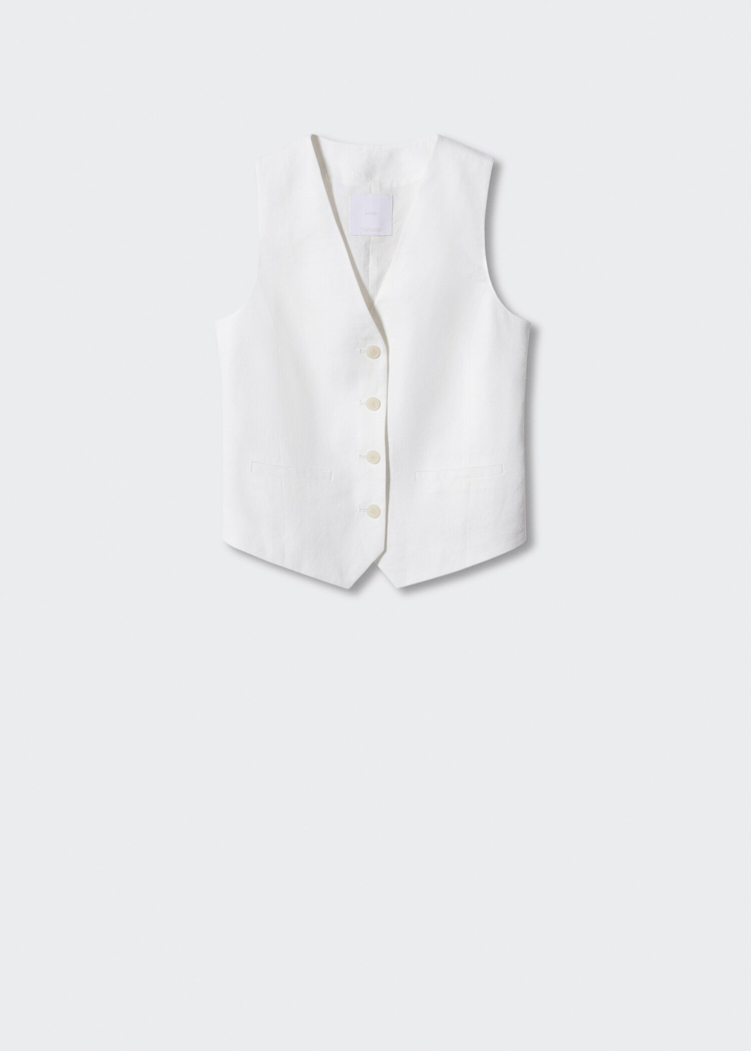 100% linen vest - Article without model