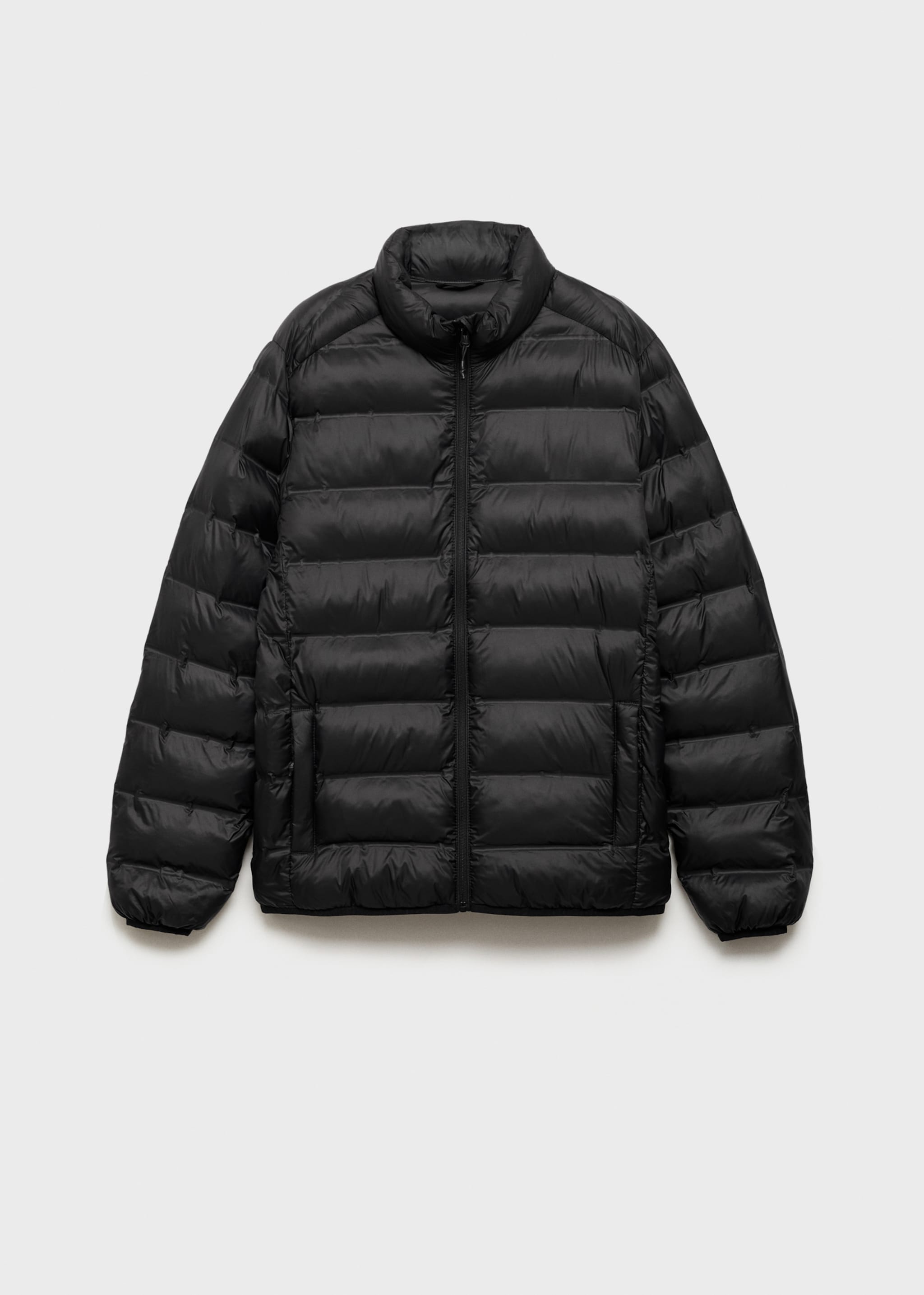 Side-zip quilted coat - Article without model