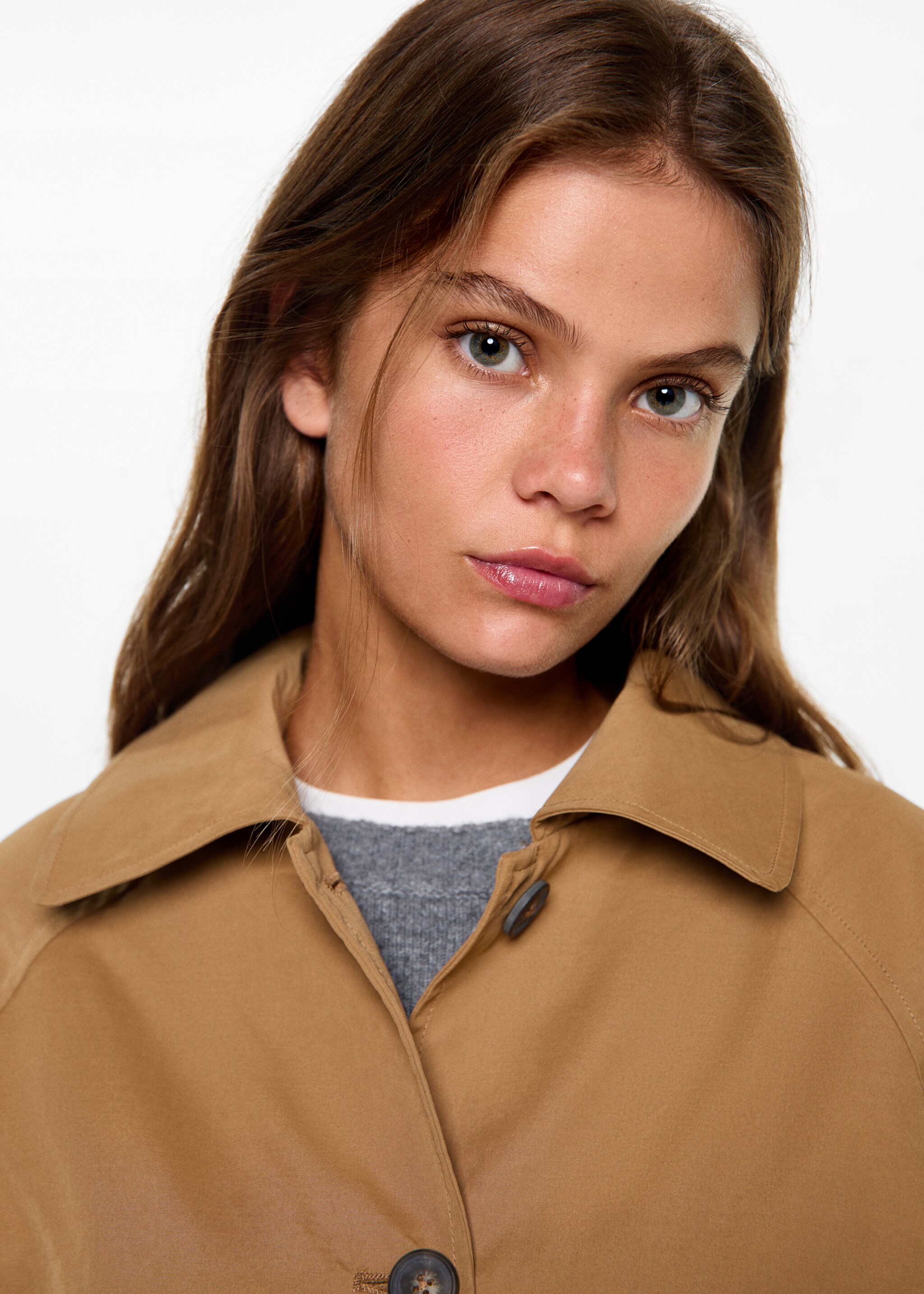 Classic long trench coat - Details of the article 1
