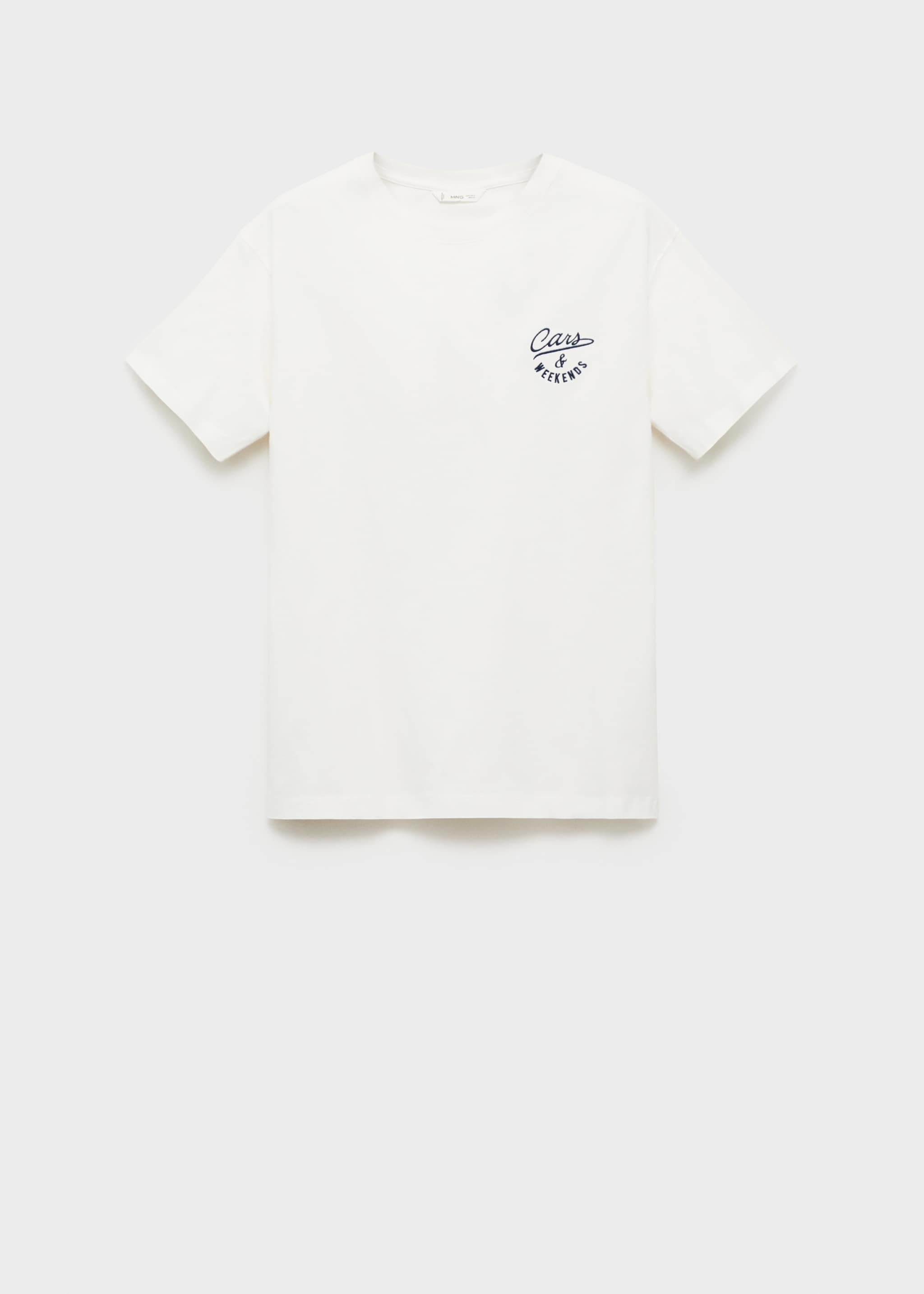Printed cotton-blend T-shirt - Article without model