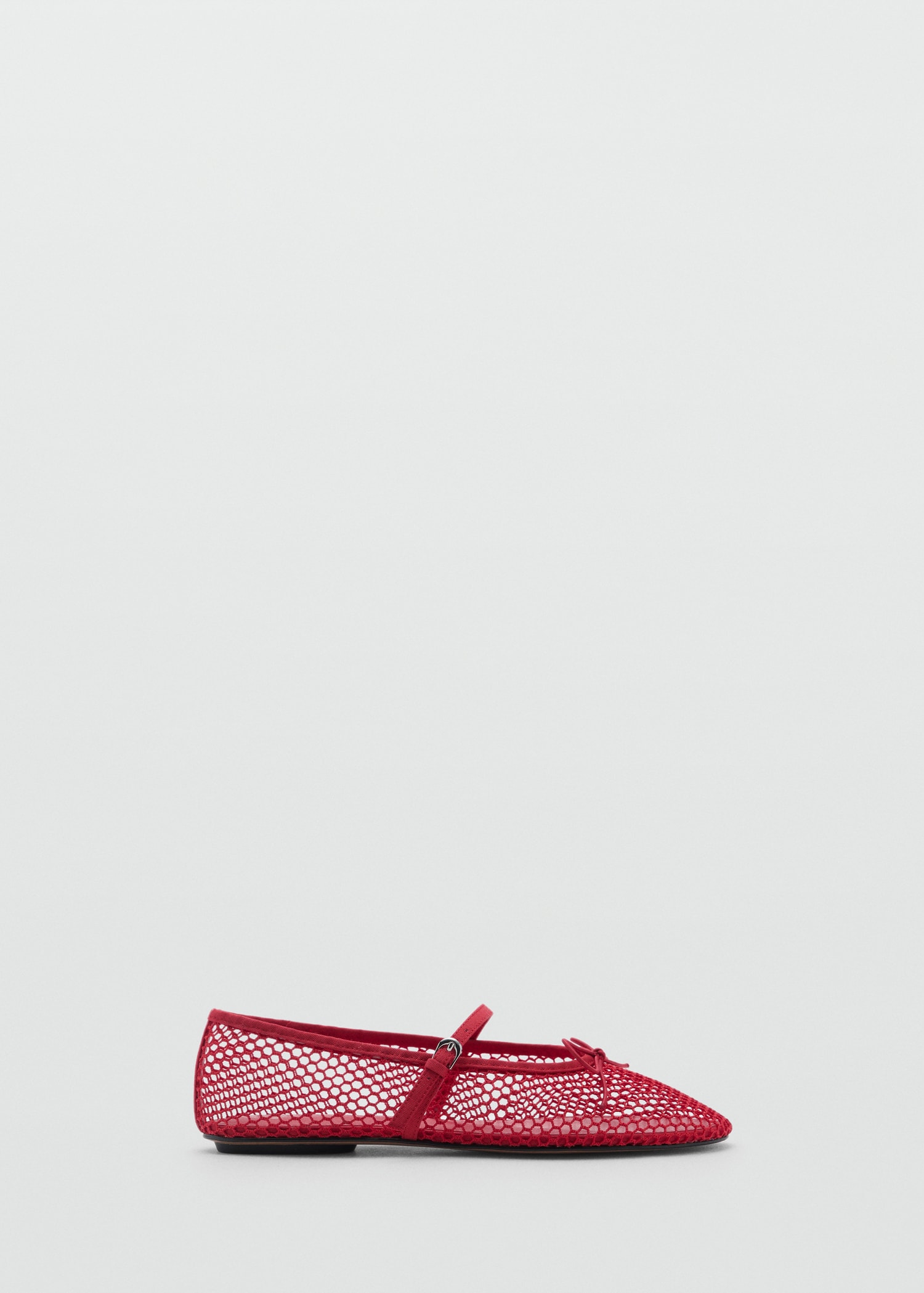 Mesh ballet flats with buckle strap - Article without model