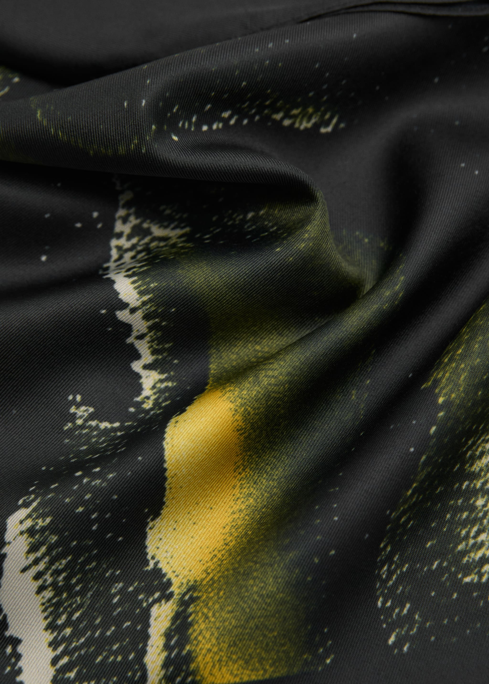 Abstract-print scarf - Medium plane