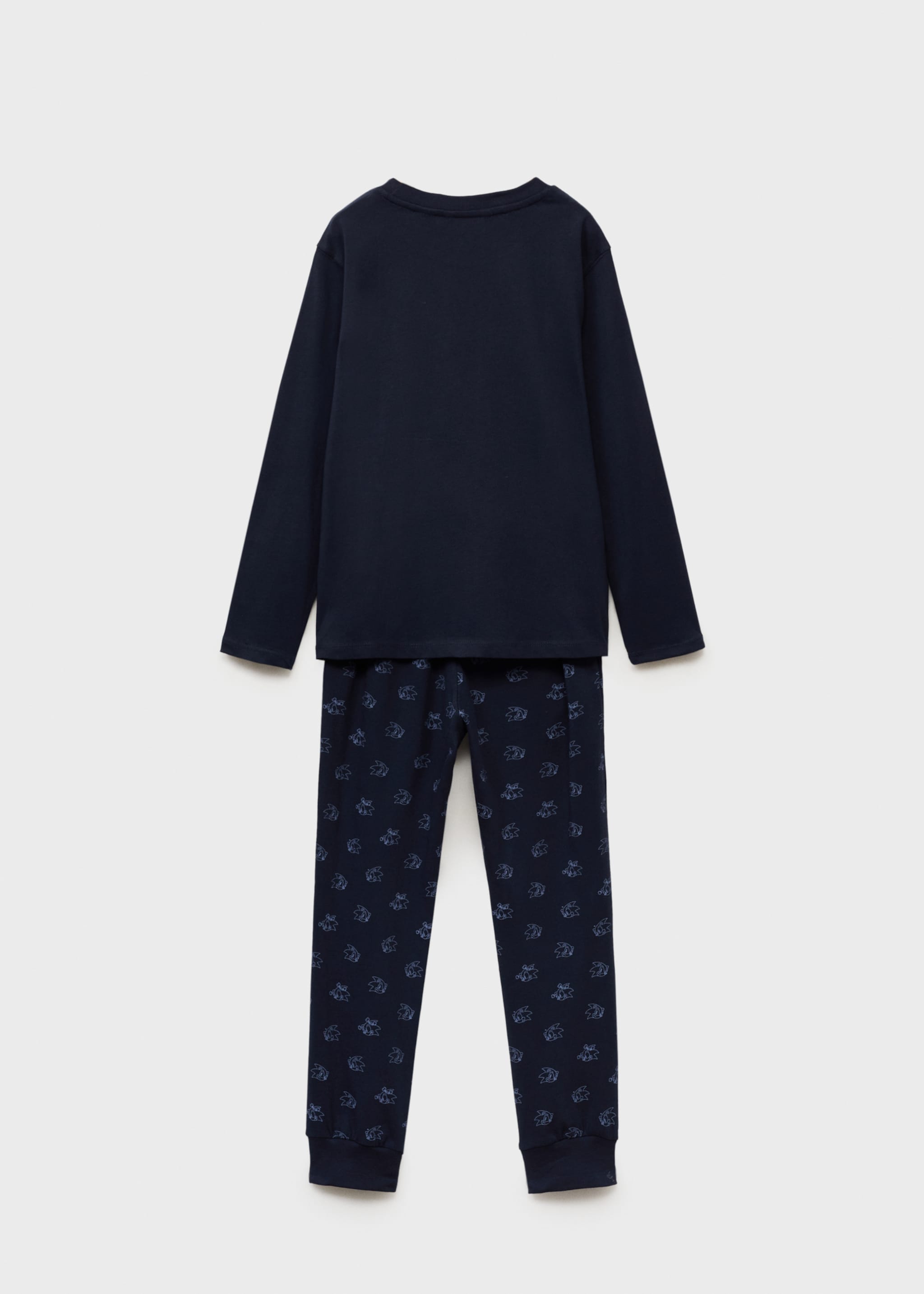 Sonic long pyjamas - Reverse of the article
