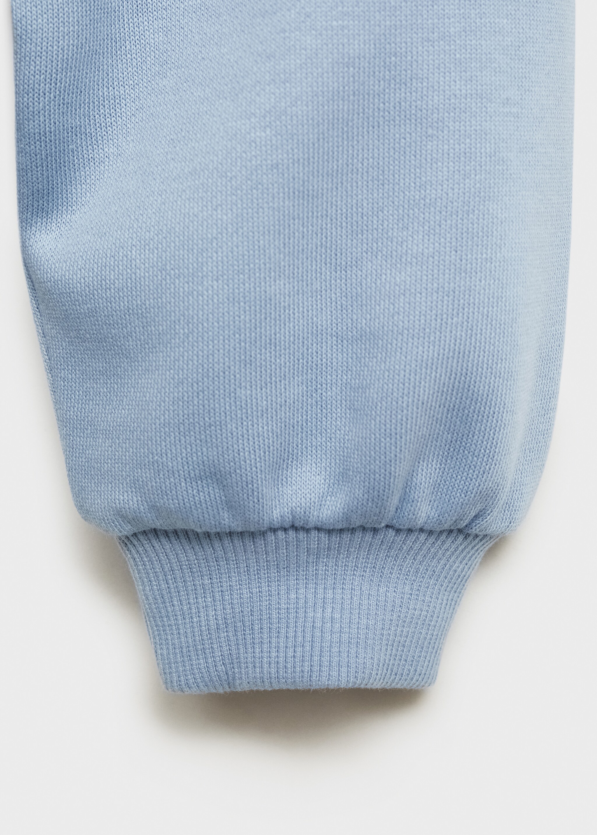 Embossed message cotton sweater - Details of the article 0