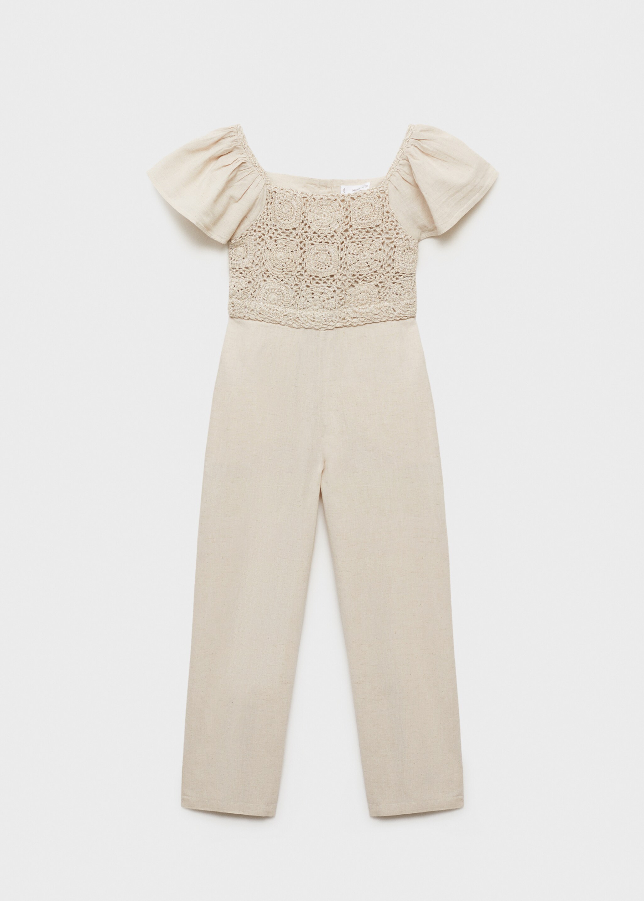 Jumpsuit with crochet detail - Article without model