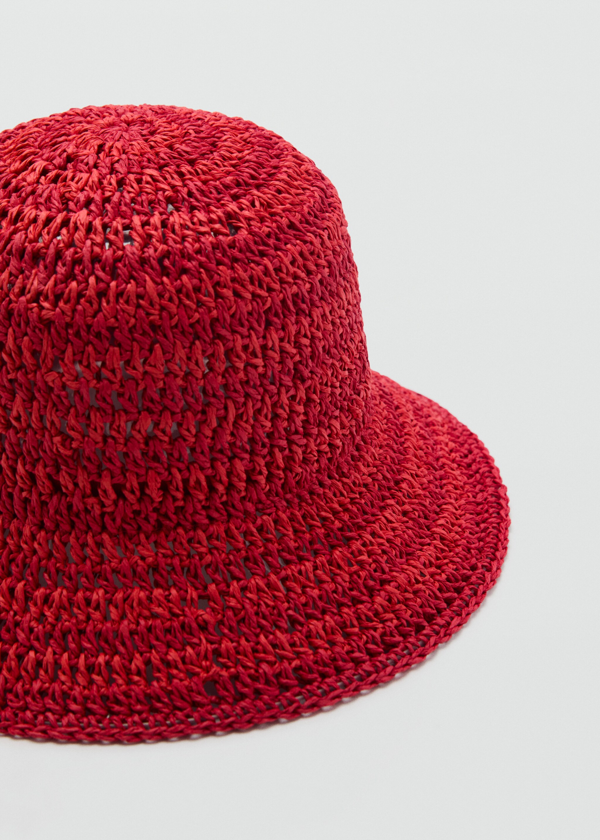 Natural fibre bucket hat - Medium plane