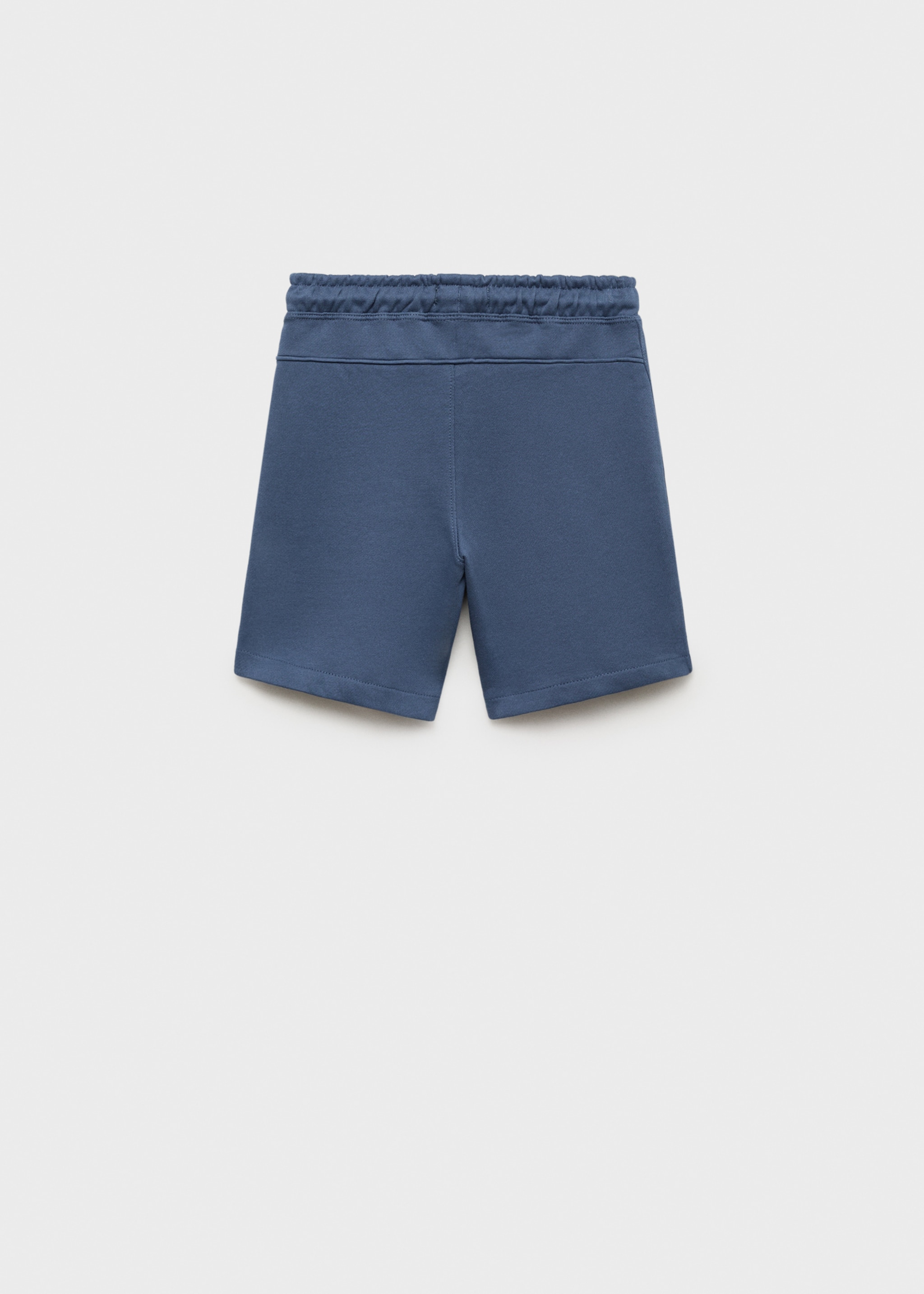Cotton shorts with drawstring - Reverse of the article