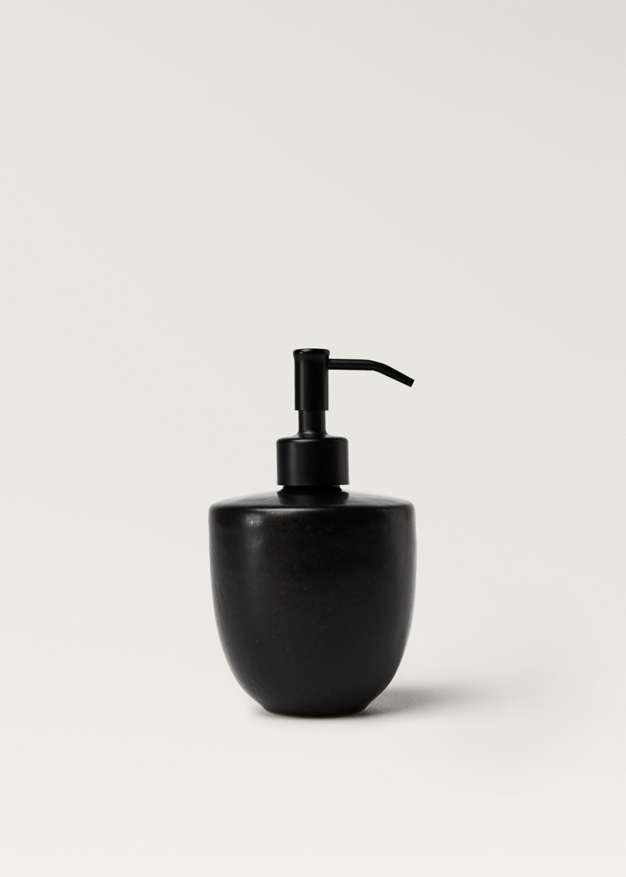 Stoneware soap dispenser with matte finish - Article without model