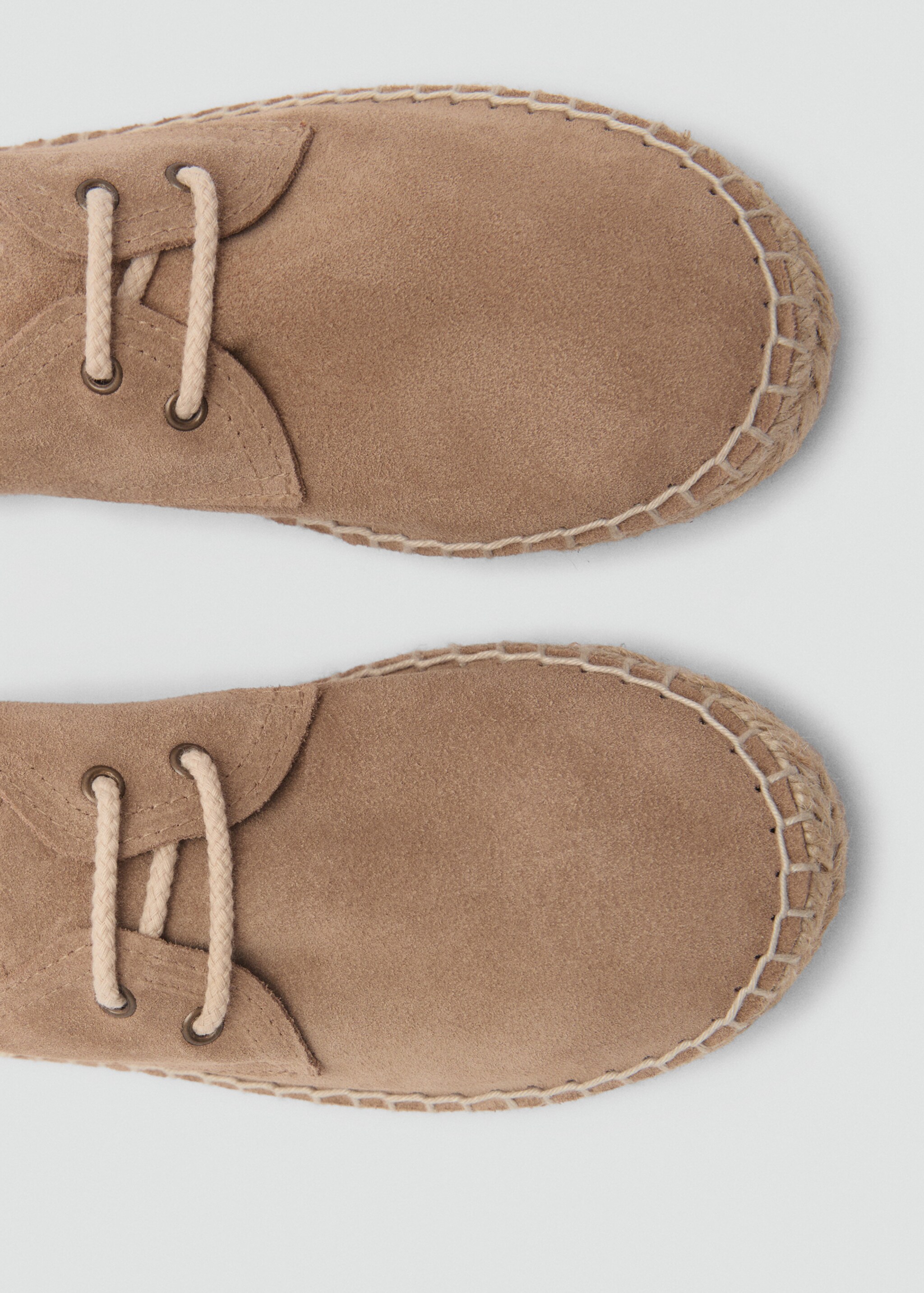 Laces suede espadrilles - Details of the article 1