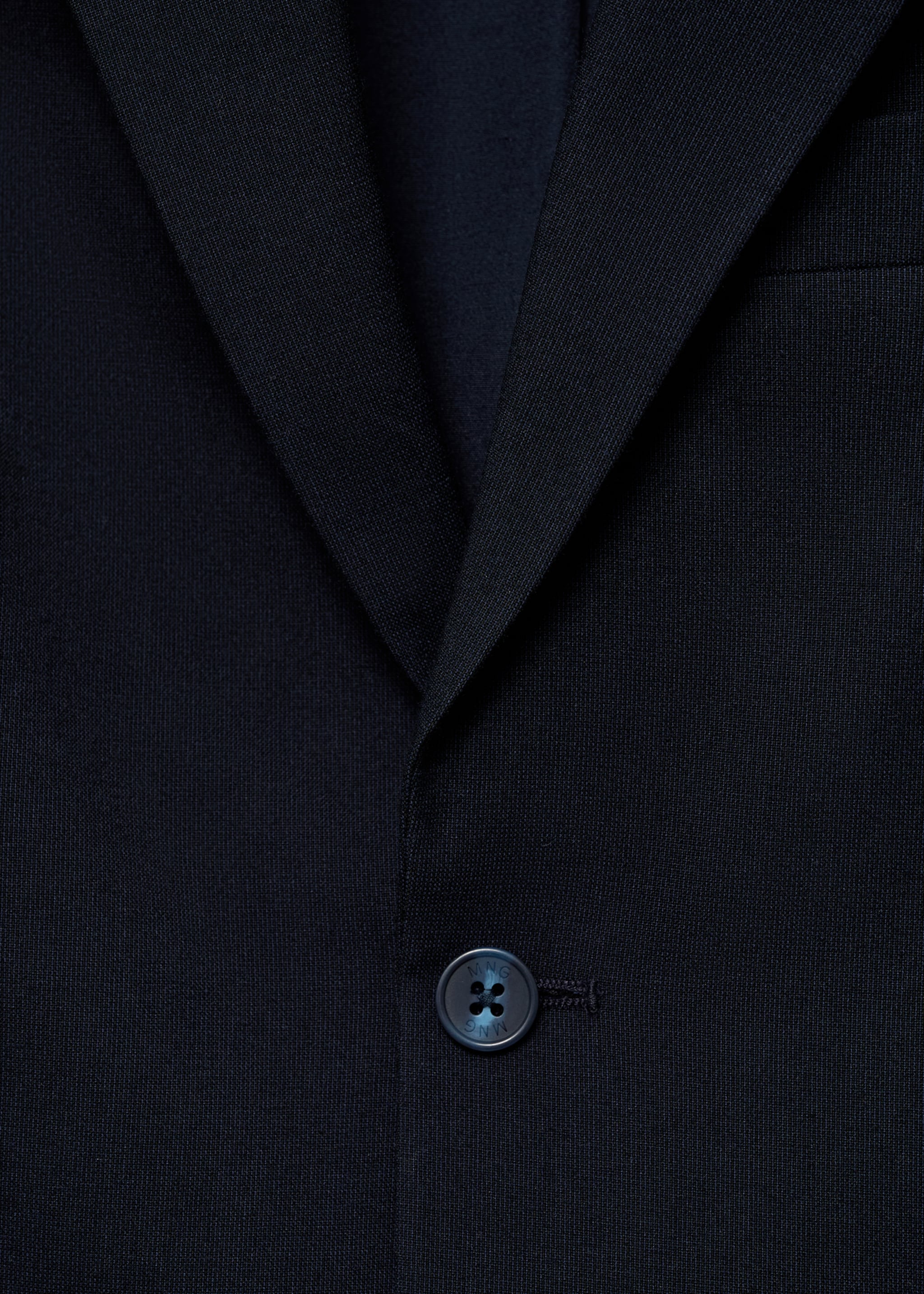 Slim-fit cotton piqué jacket - Details of the article 8
