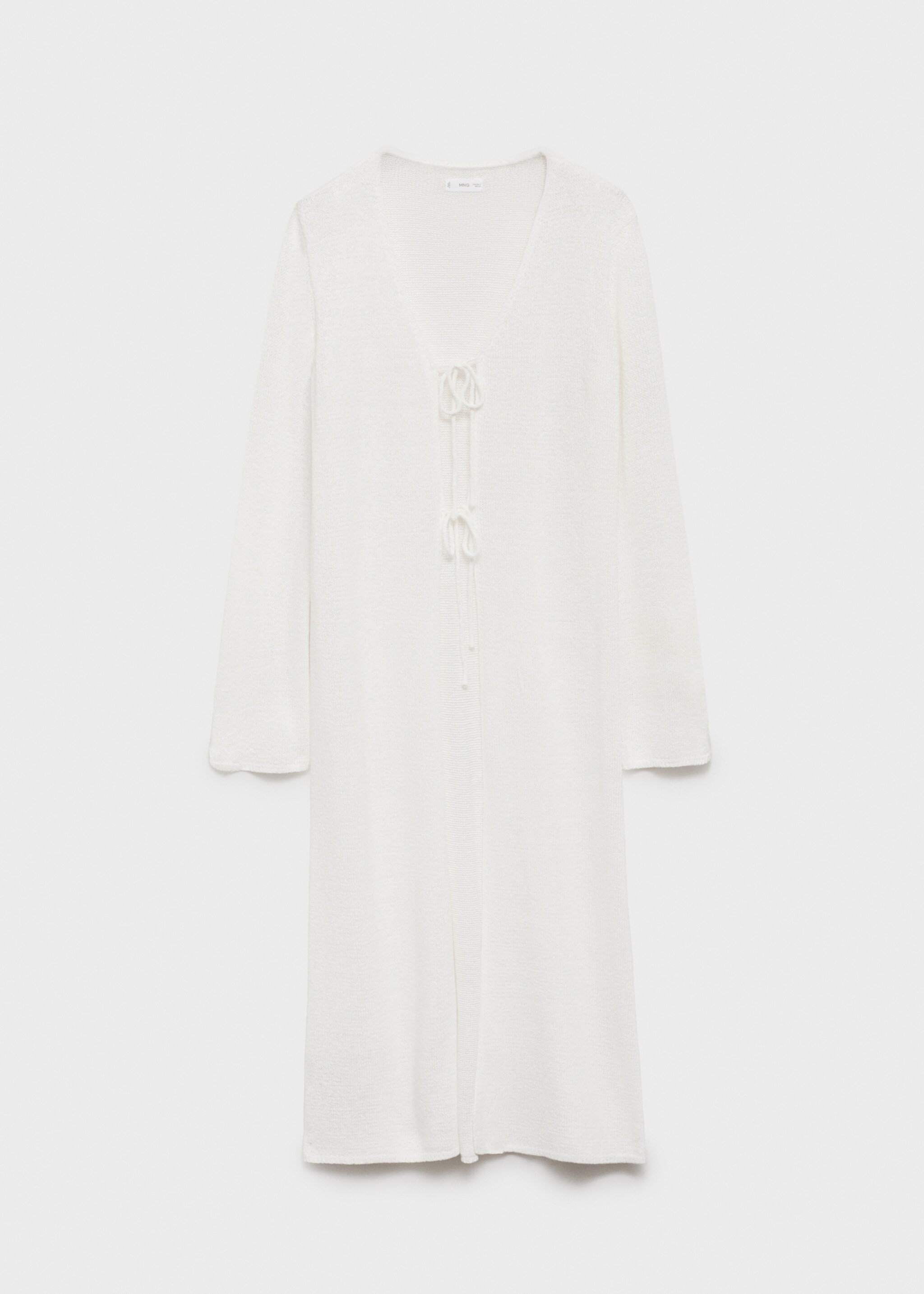Knit long cardigan - Article without model