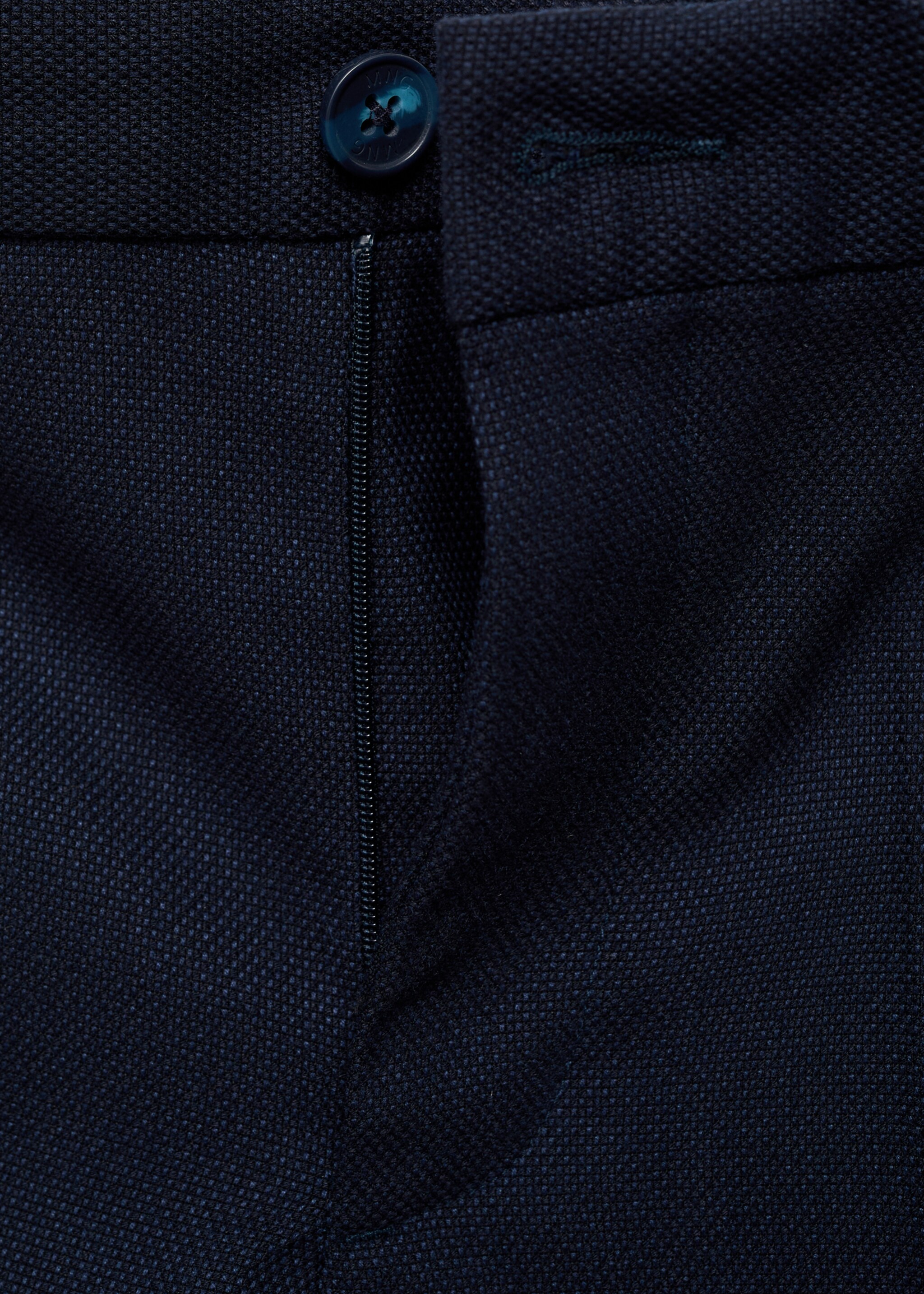 Pique suit pants - Details of the article 8