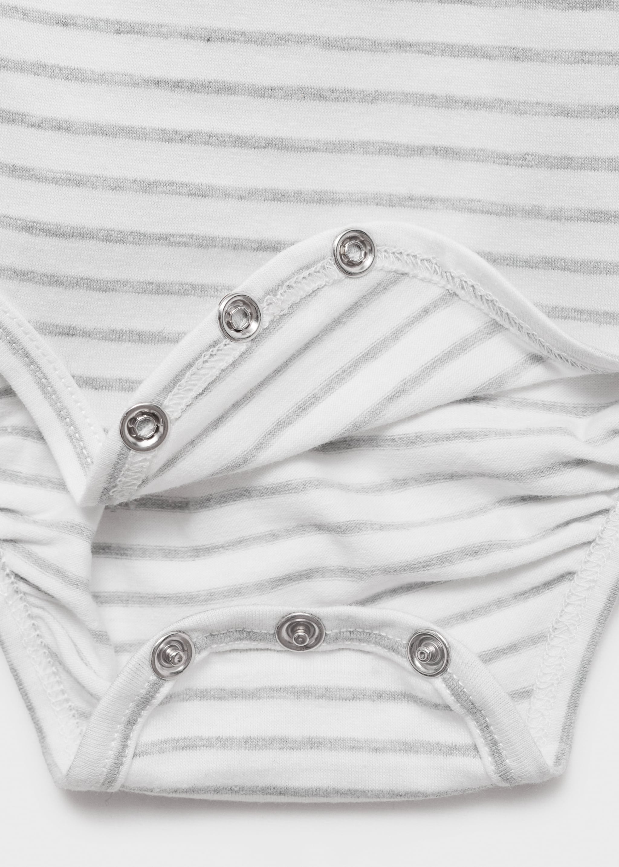 Cotton crossover bodysuit - Details of the article 8