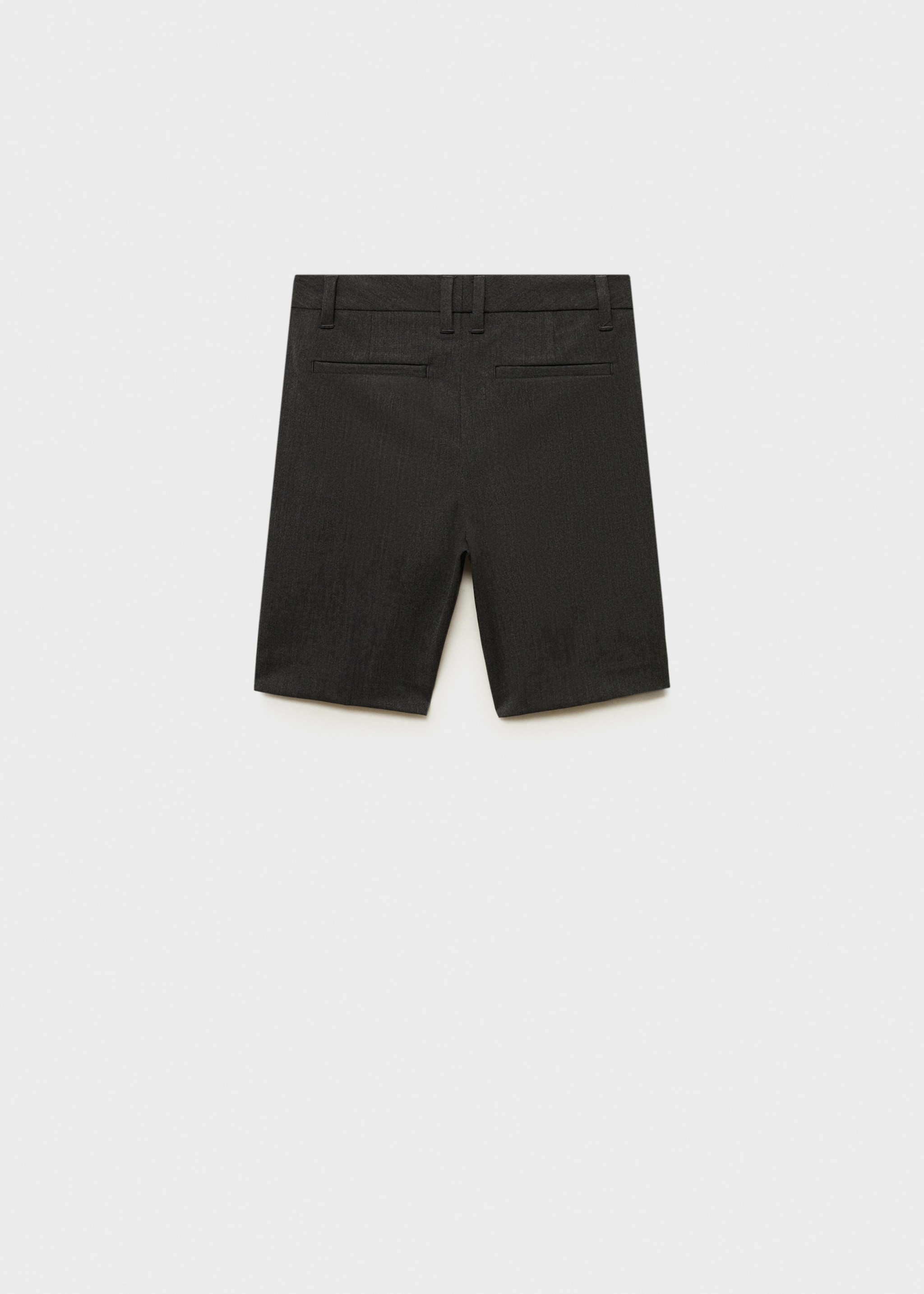 High waist suit bermuda shorts - Reverse of the article