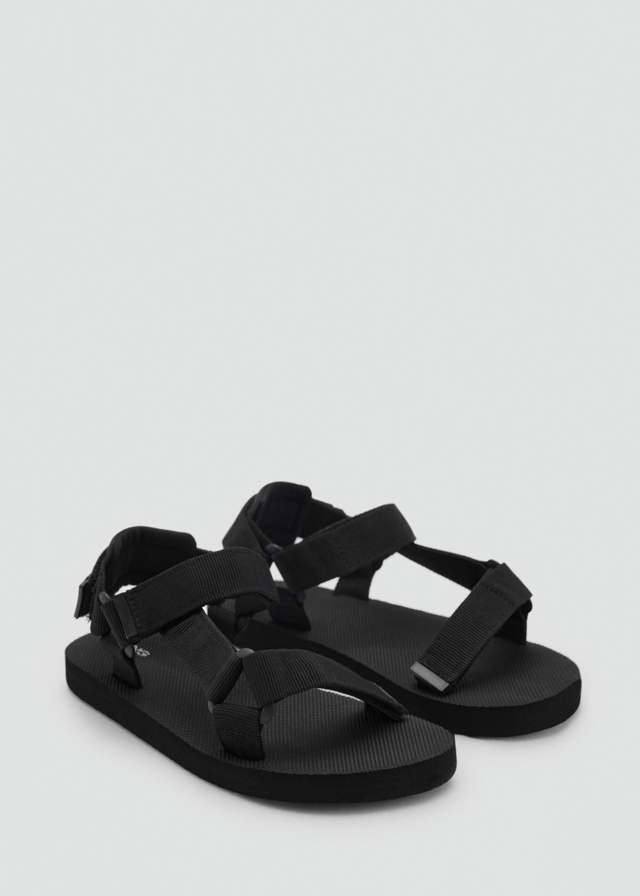 Flip-flops with velcro straps - Medium plane
