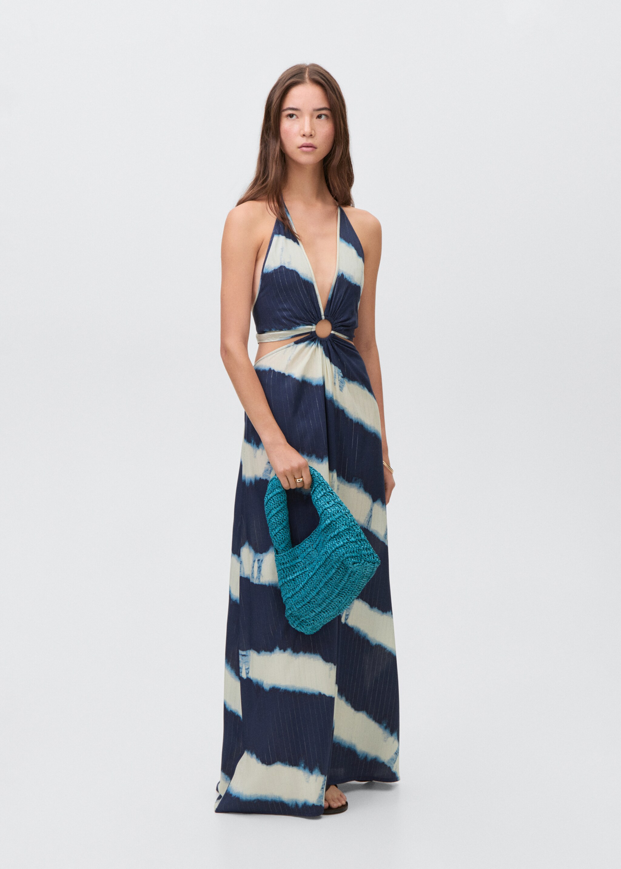 Long tie-dye dress - General plane
