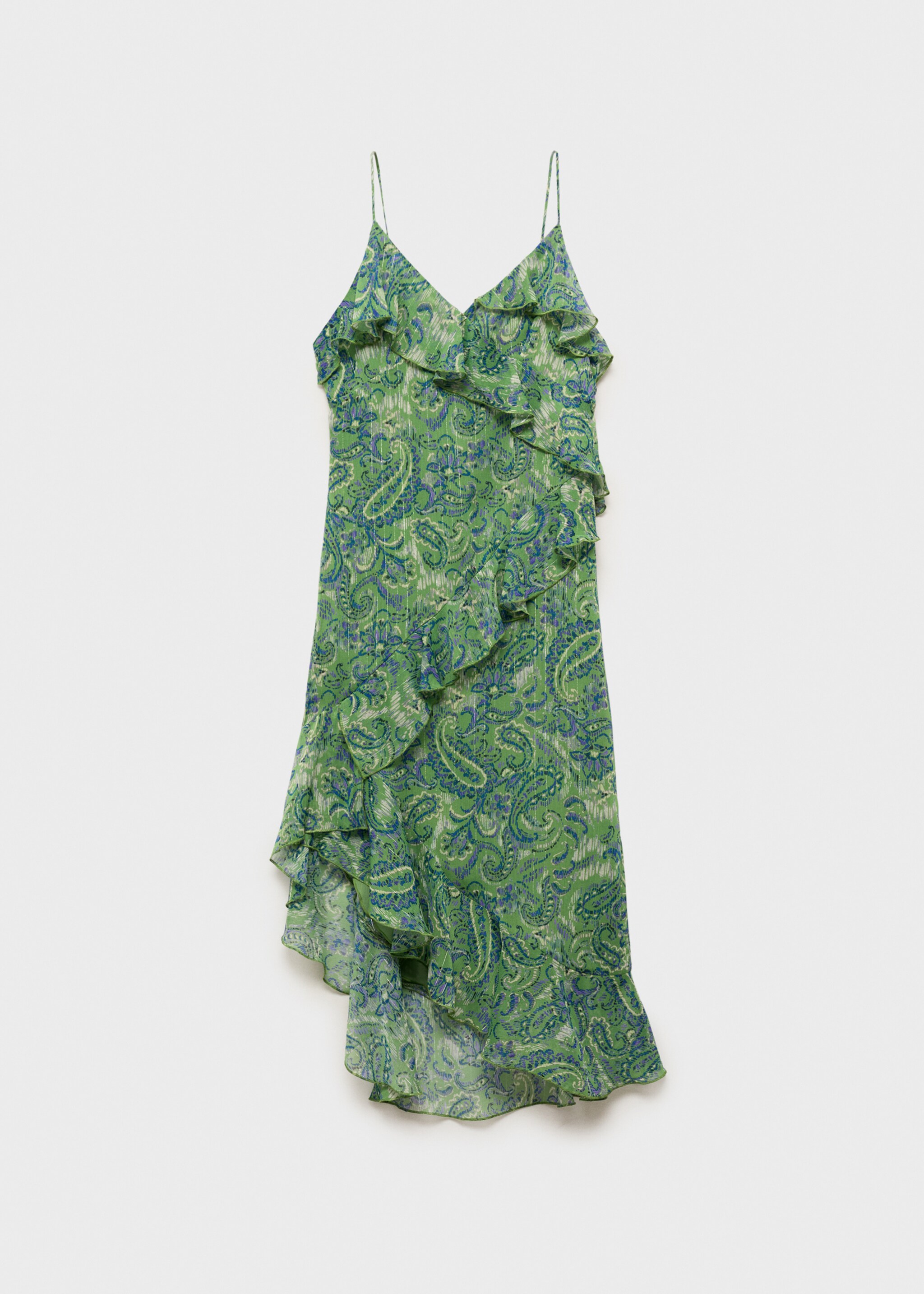 Ruffled printed dress - Article without model