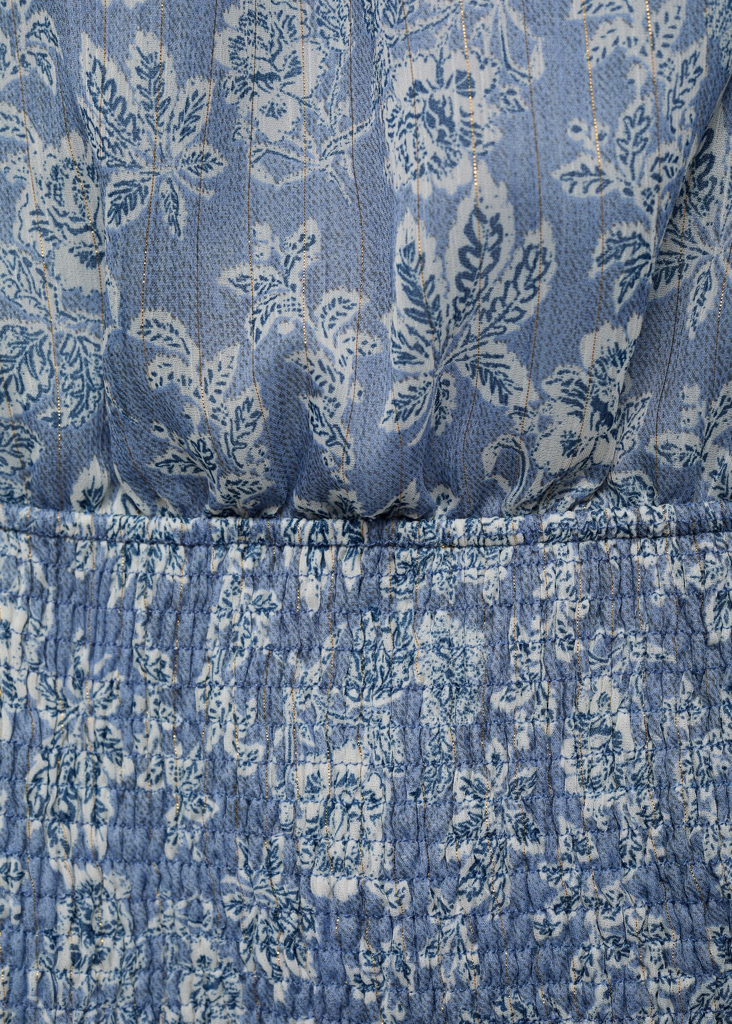 Halter-neck printed dress - Details of the article 8