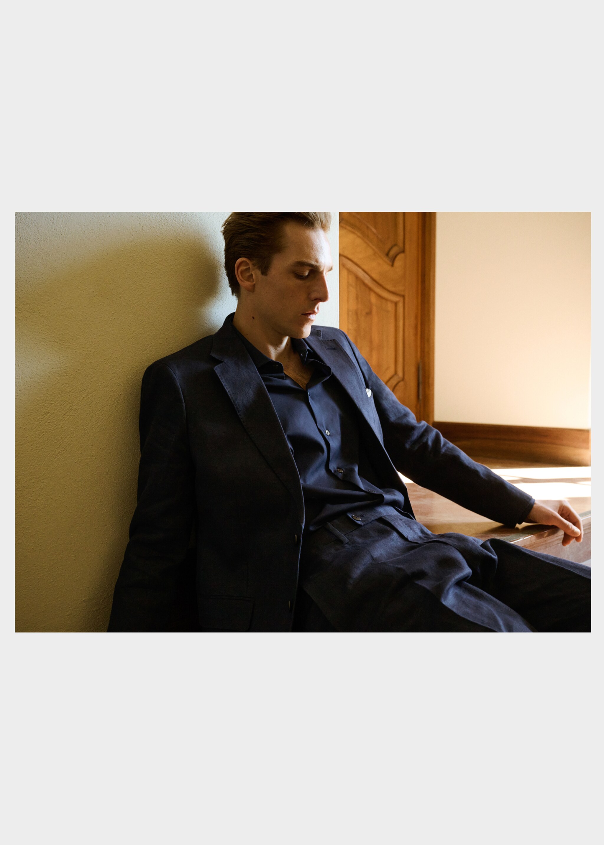 Amalfi 100% linen slim-fit suit blazer - Details of the article 7